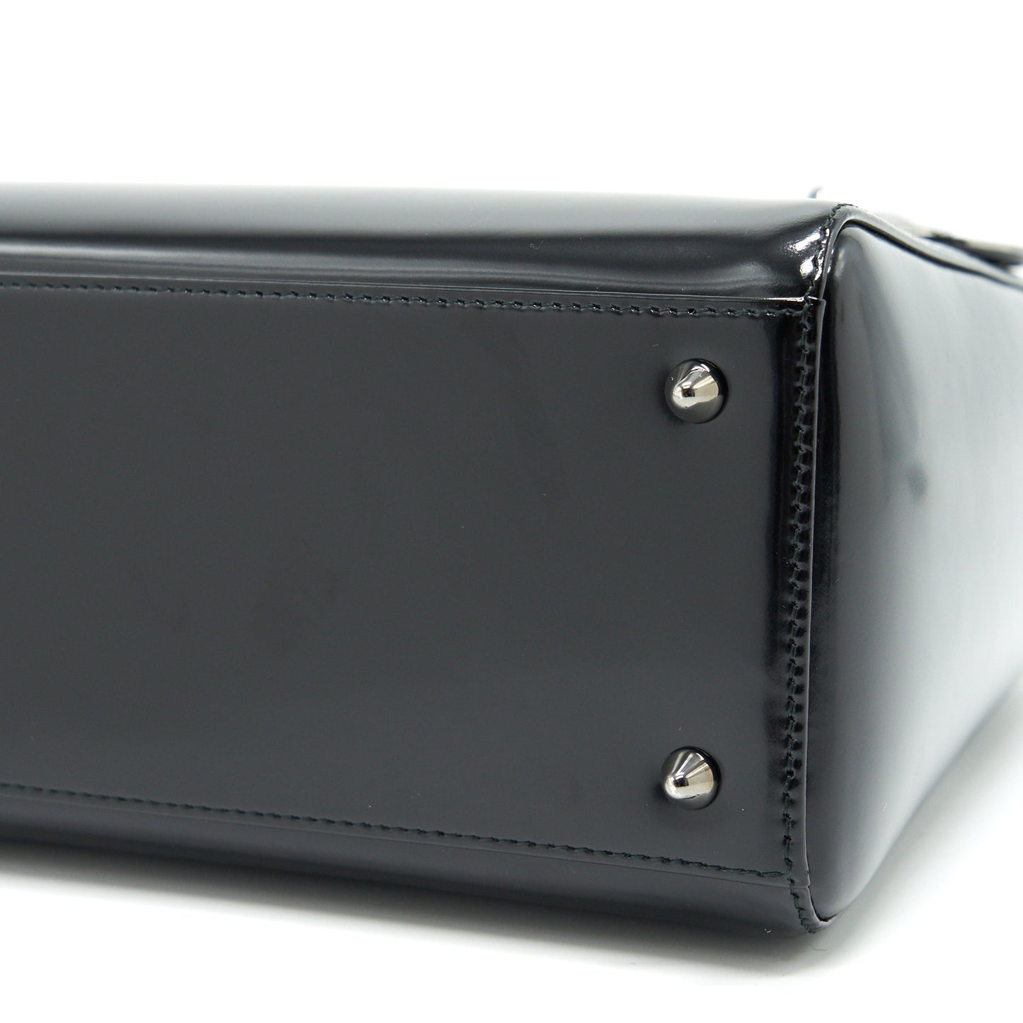 CHRISTIAN DIOR MEDIUM LADY DIOR CALFSKIN IN BLACK BHW