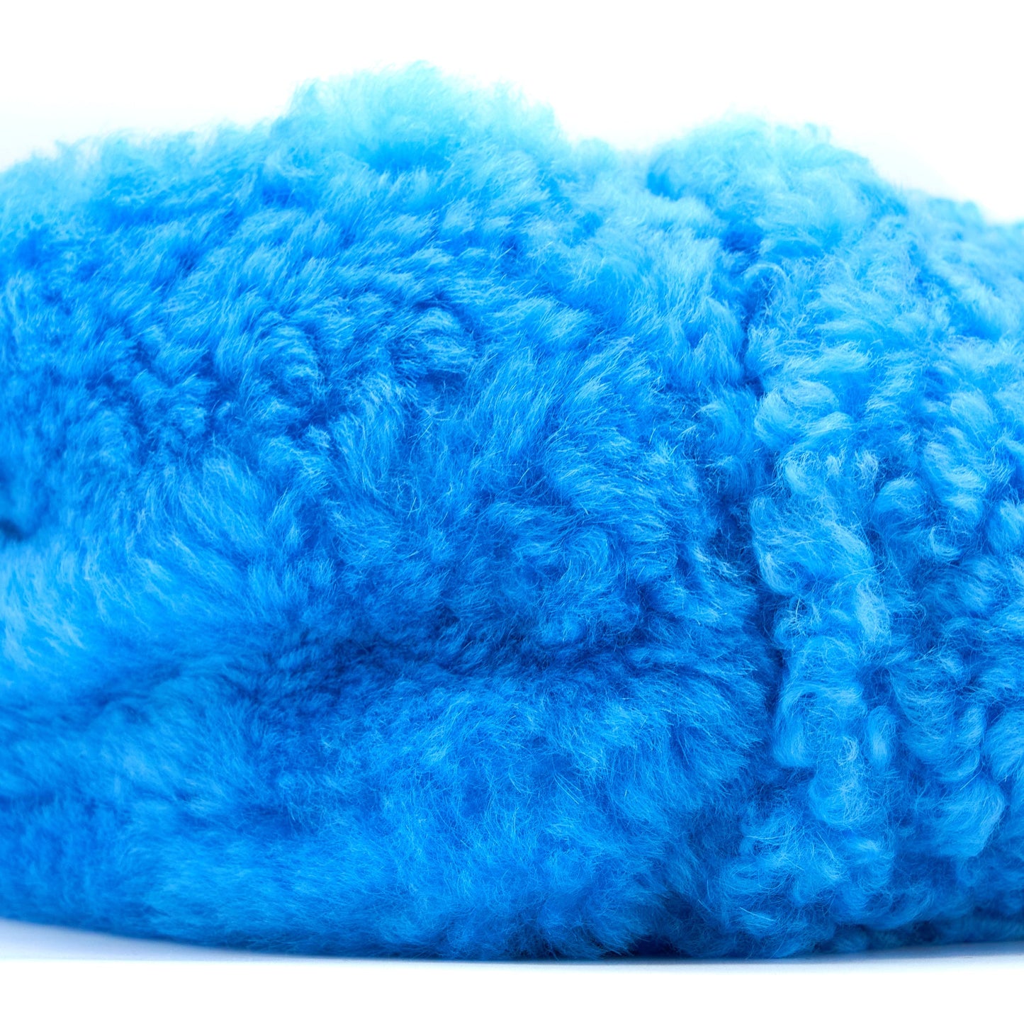 Bottega Veneta Fur Purse with Chain Shearling/Lambskin Blue