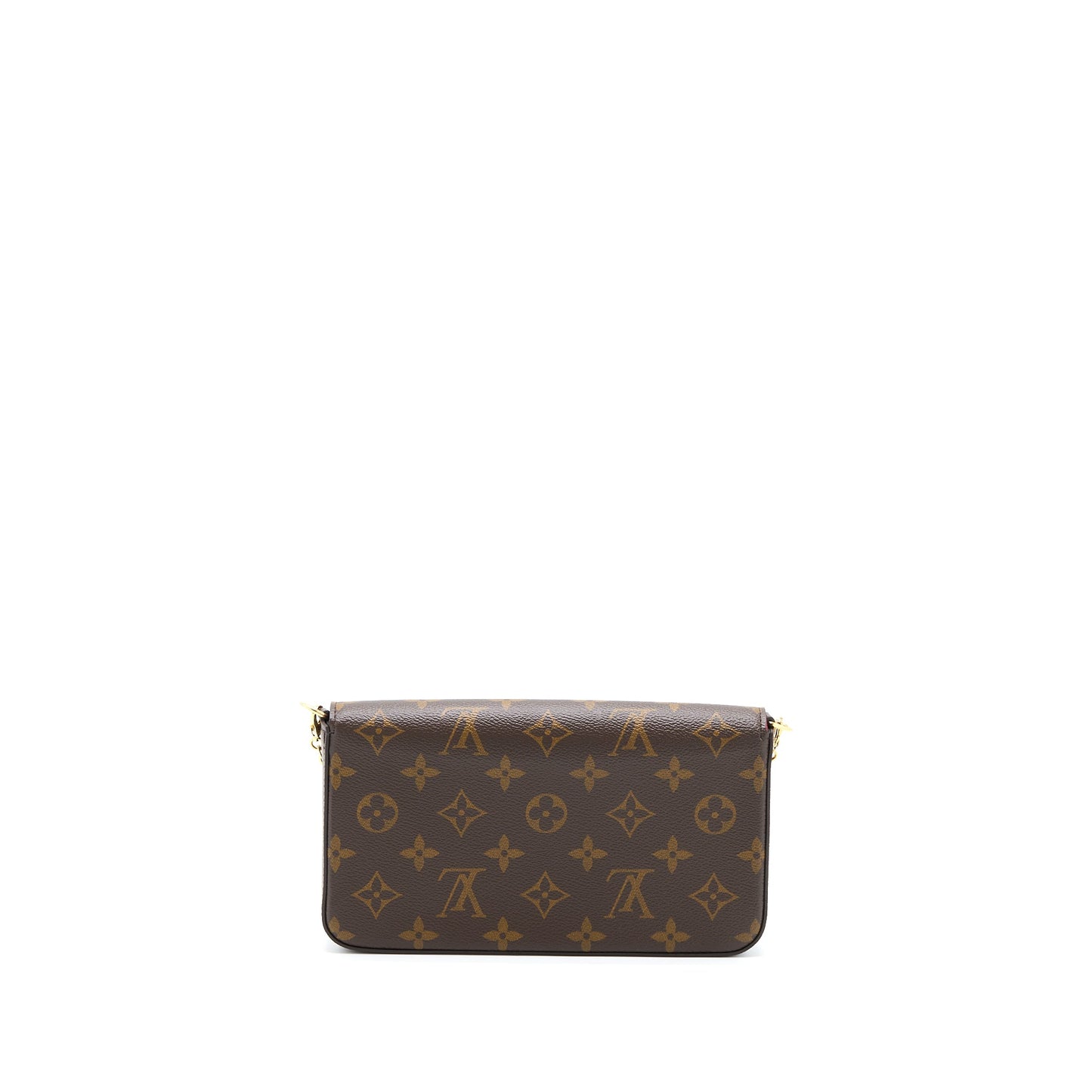 Louis Vuitton Felicie Pochette Monogram Canvas Red