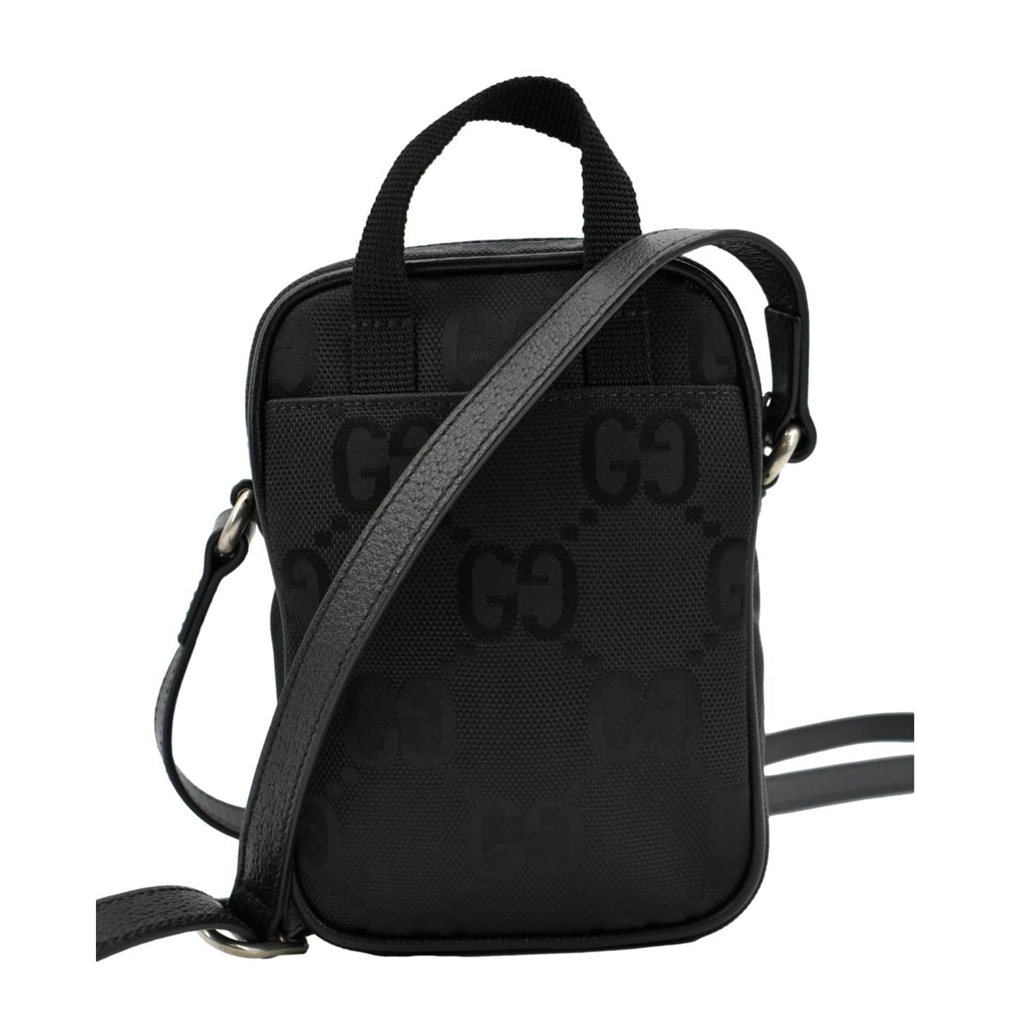 GUCCI Off The Grid Mini Nylon Crossbody Bag Black 643882