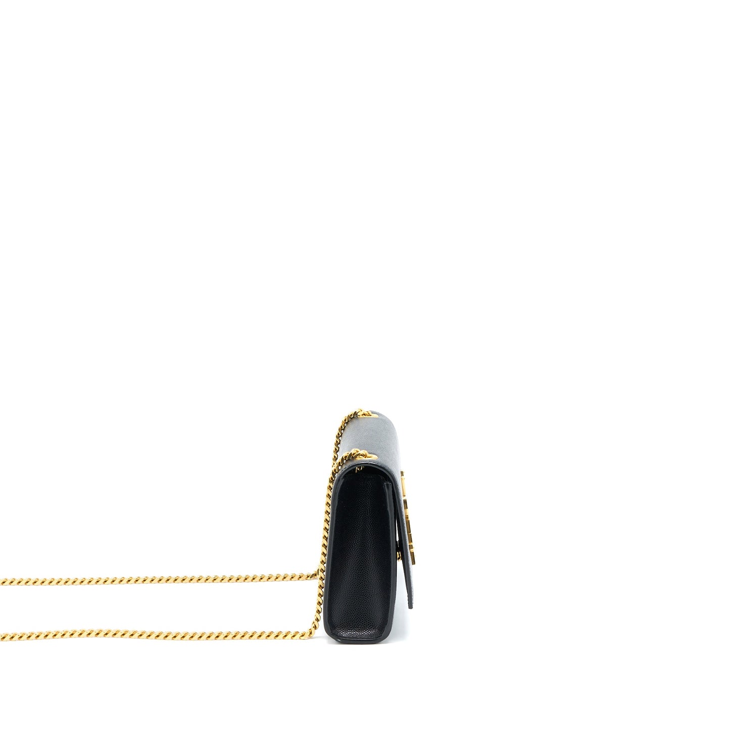 Saint Laurent Small Kate Purse Grained Calfskin Black