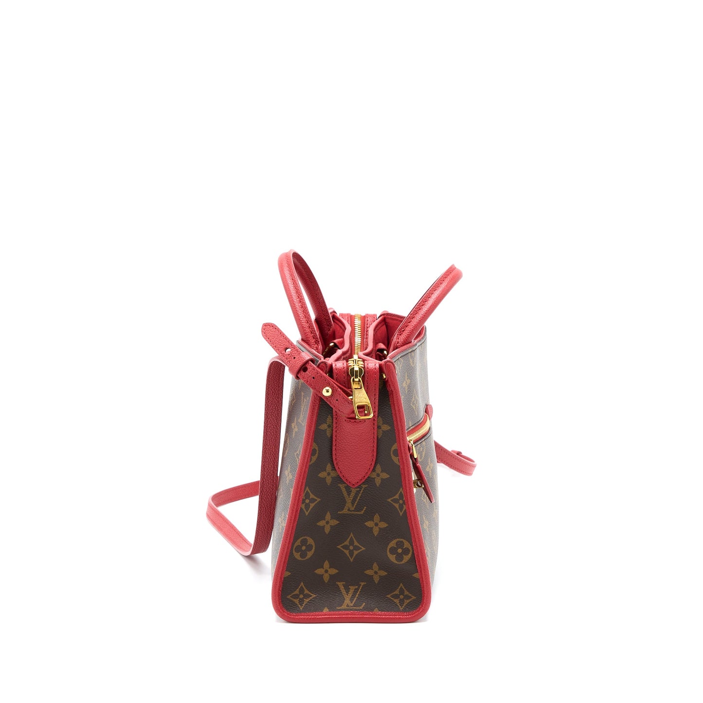 Louis Vuitton Popincourt Purse Monogram Canvas/Cerise