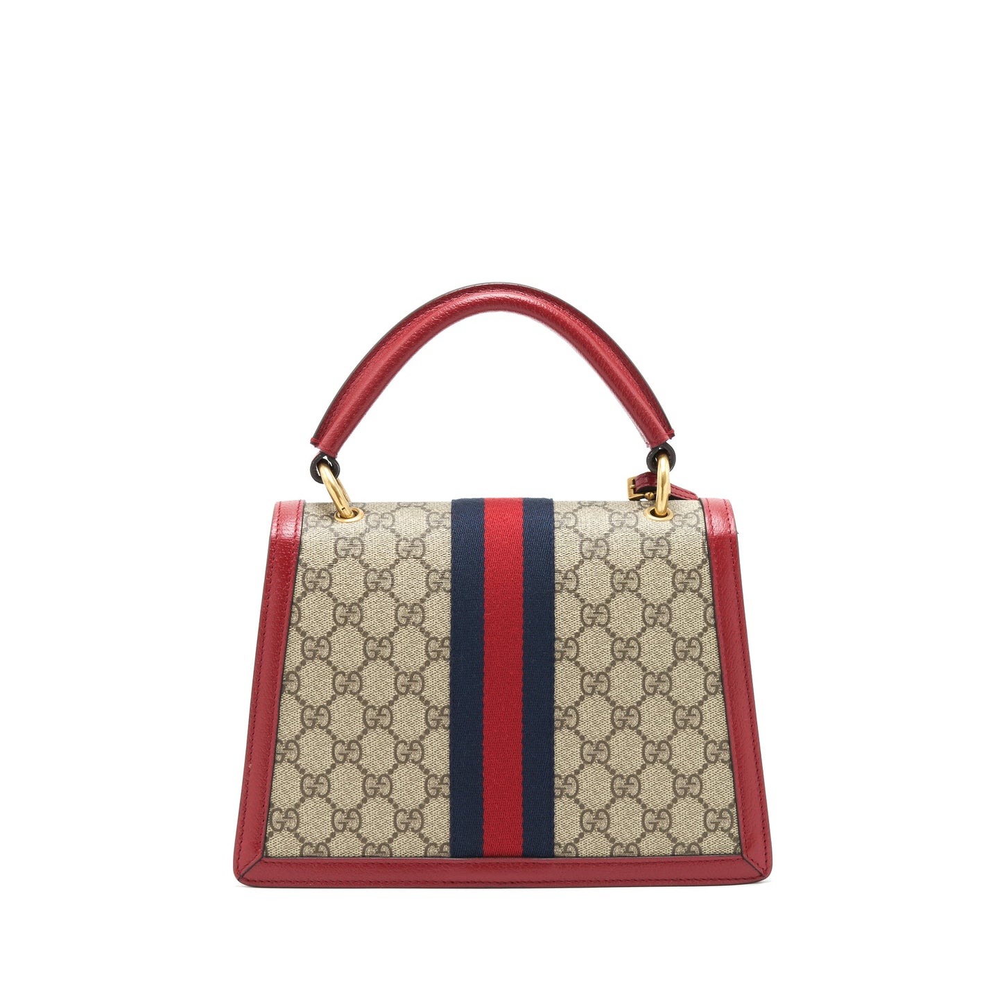 Gucci Queen Margaret Top Handle Purse Red