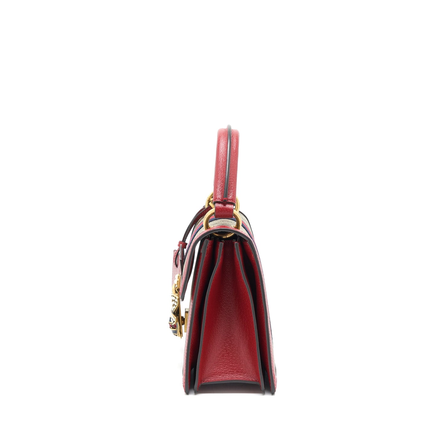Gucci Queen Margaret Top Handle Purse Red