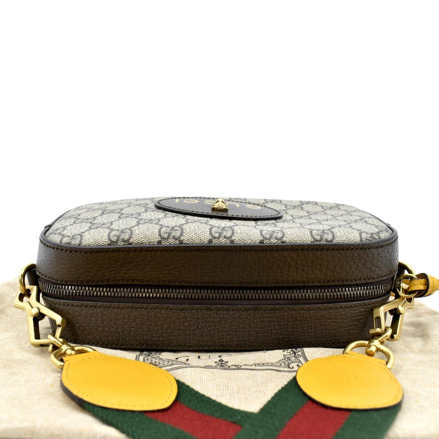 GUCCI Neo Vintage GG Supreme Canvas Messenger Bag Beige 476466
