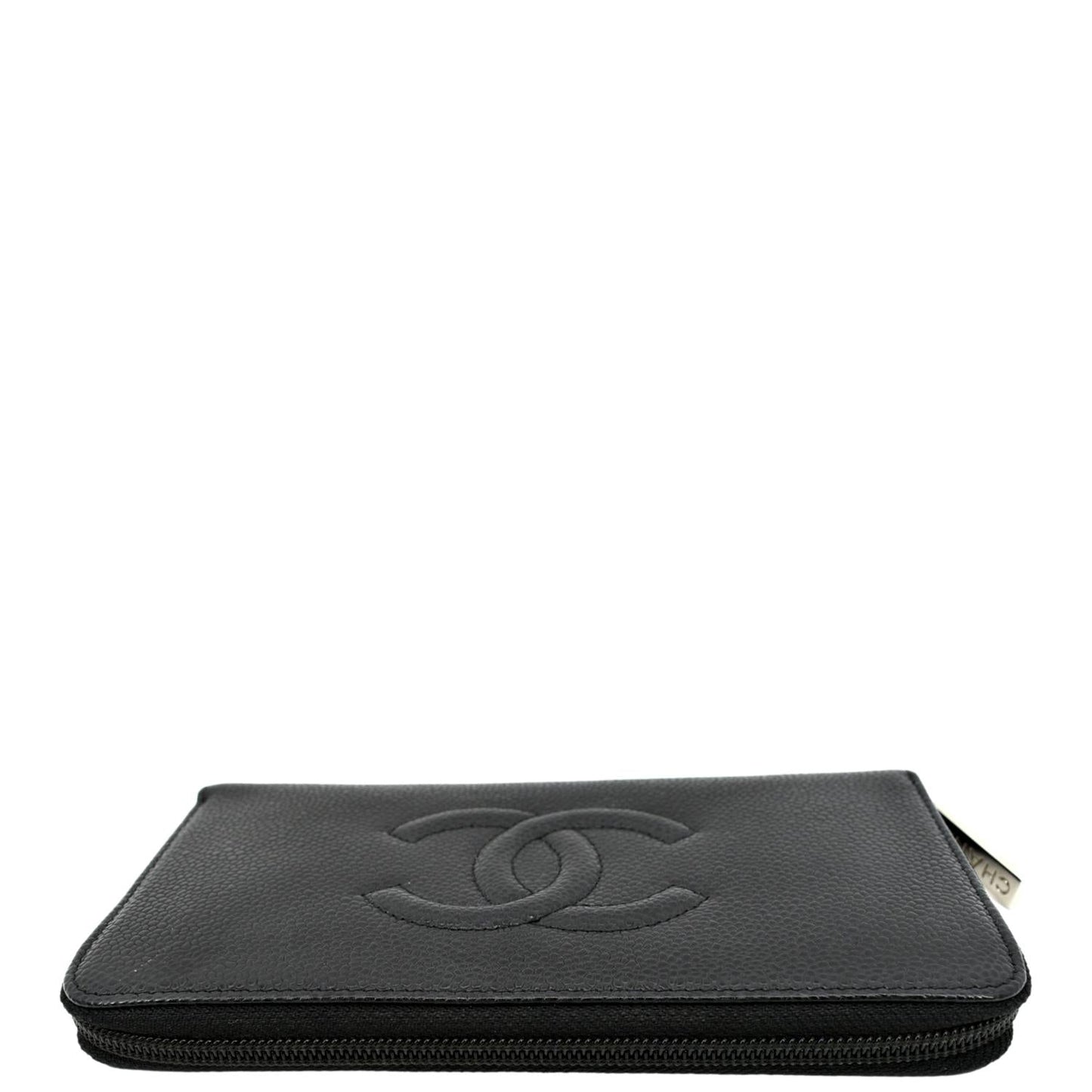 CHANEL Timeless CC Zipped Organizer Wallet Black