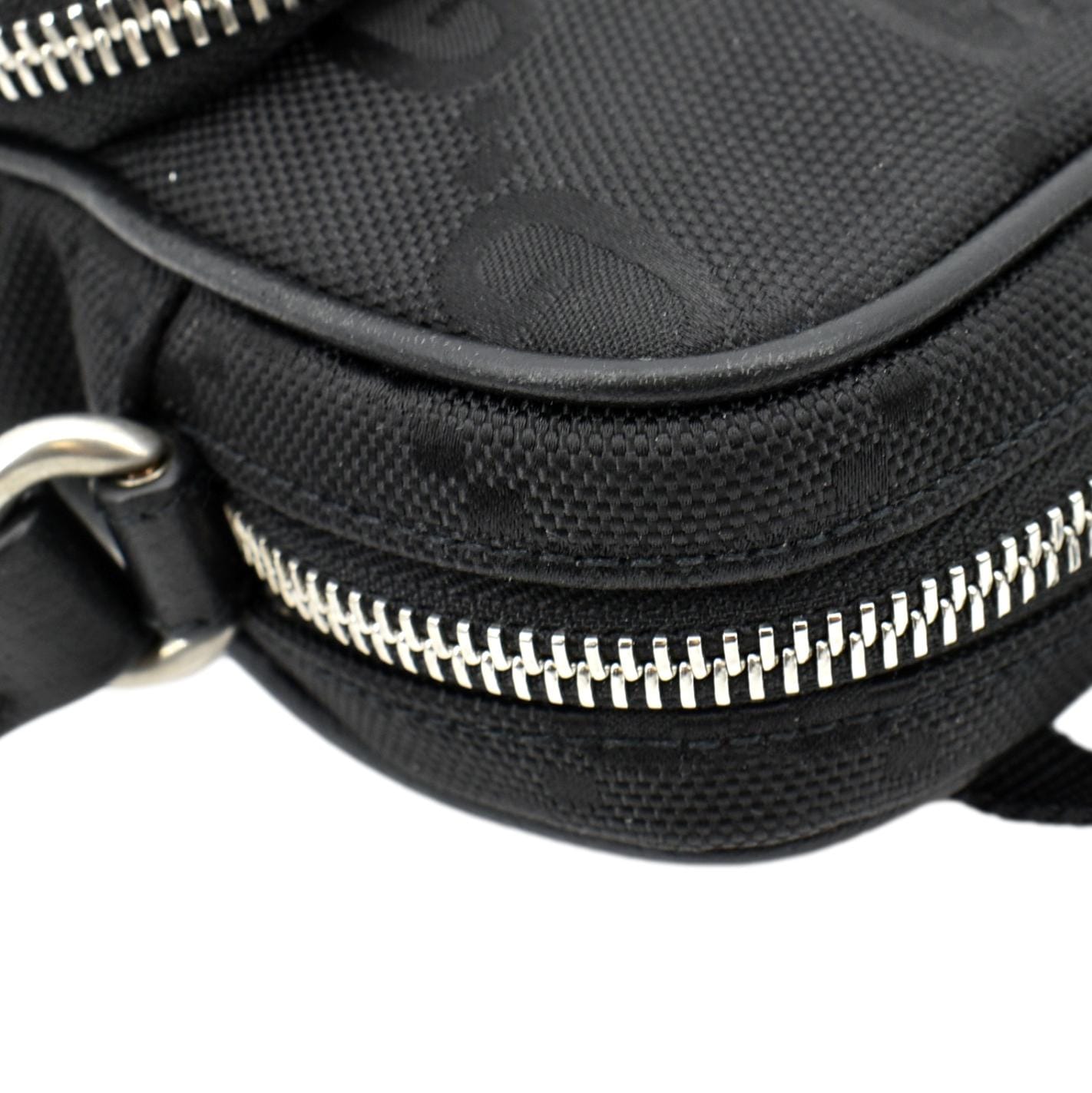 GUCCI Off The Grid Mini Nylon Crossbody Bag Black 643882