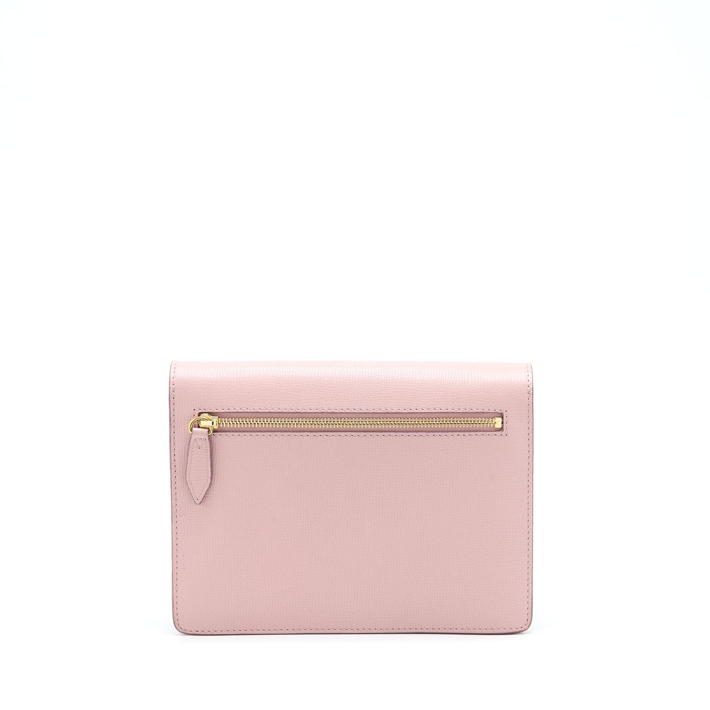 Burberry Small Leather And House Check Crossbody Purse Pale Orchid