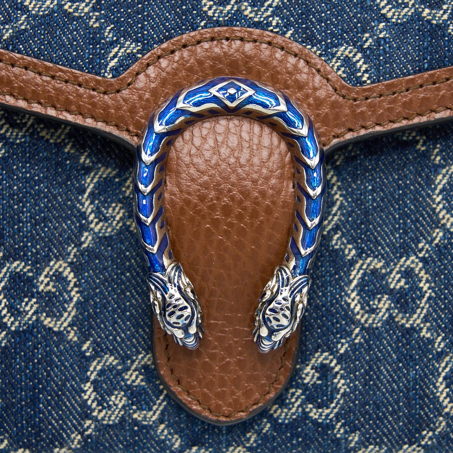 Gucci Dionysus Wallet on Chain Supreme Denim/Leather Multicoloured Hardware