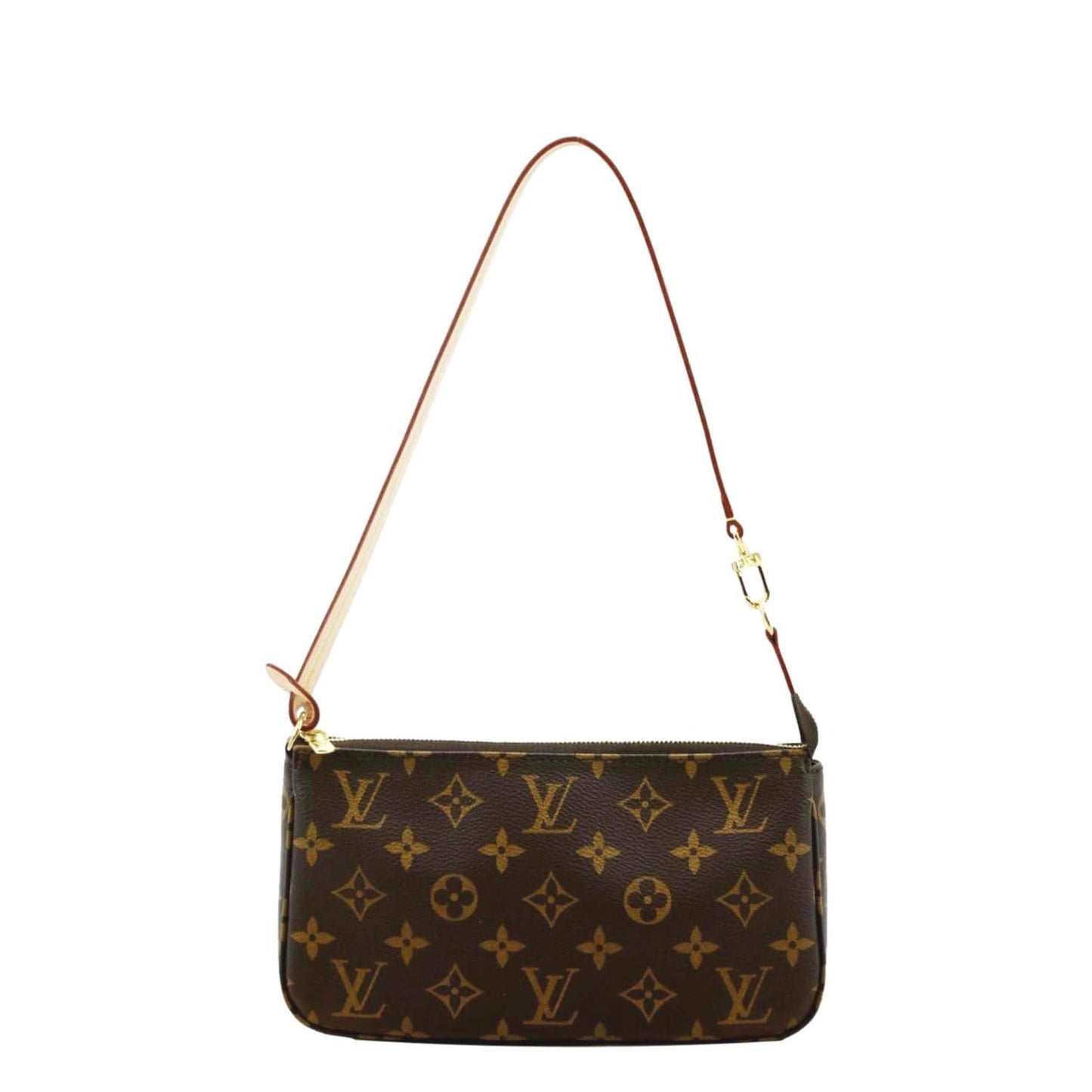 LOUIS VUITTON Pochette Accessoires Monogram Canvas Pouch Bag Brown