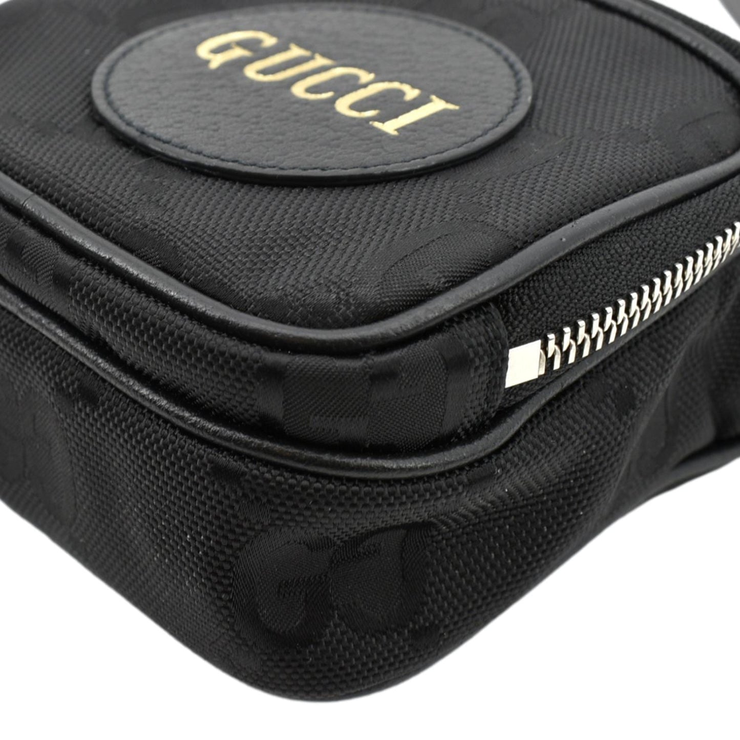 GUCCI Off The Grid Mini Nylon Crossbody Bag Black 643882