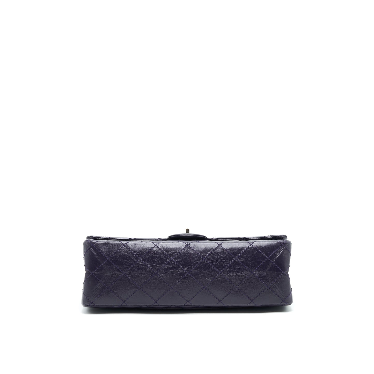 Chanel Reissue 226 in Dark Purple ilver ruthenium hardware