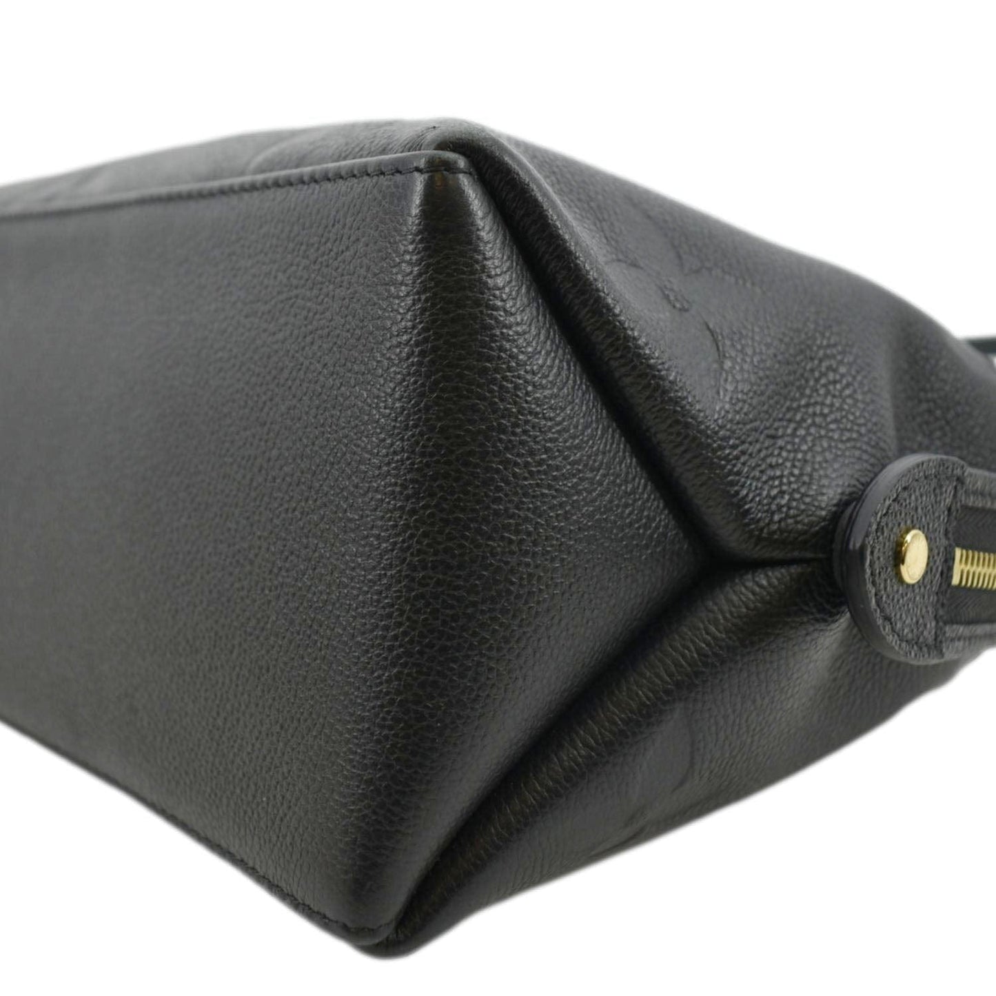 LOUIS VUITTON Petit Palais Monogram Empreinte Leather Shoulder Bag Black
