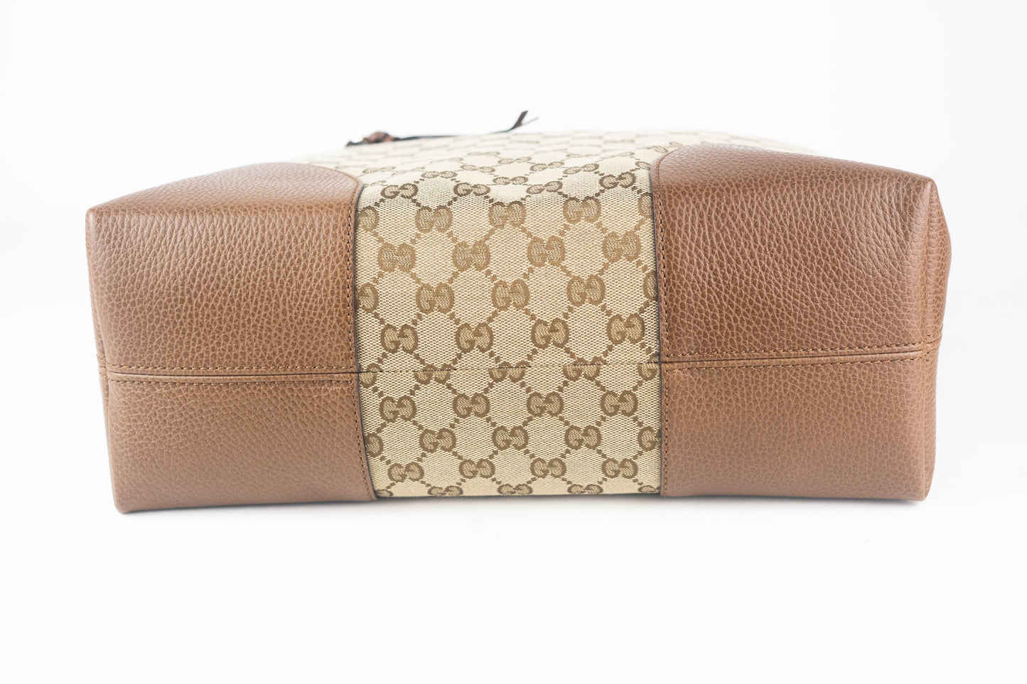 Gucci GG Original Canvas Shoulder Bag in Brown