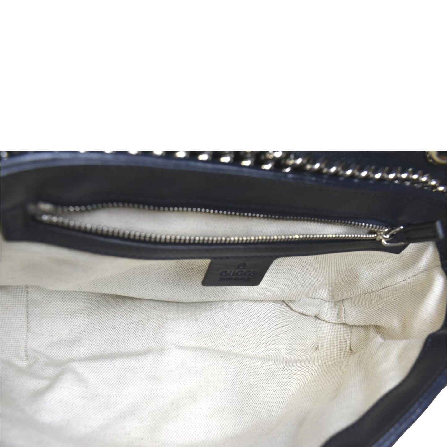 GUCCI GG Marmont Canvas Leather Crossbody Bag Multicolor 443497