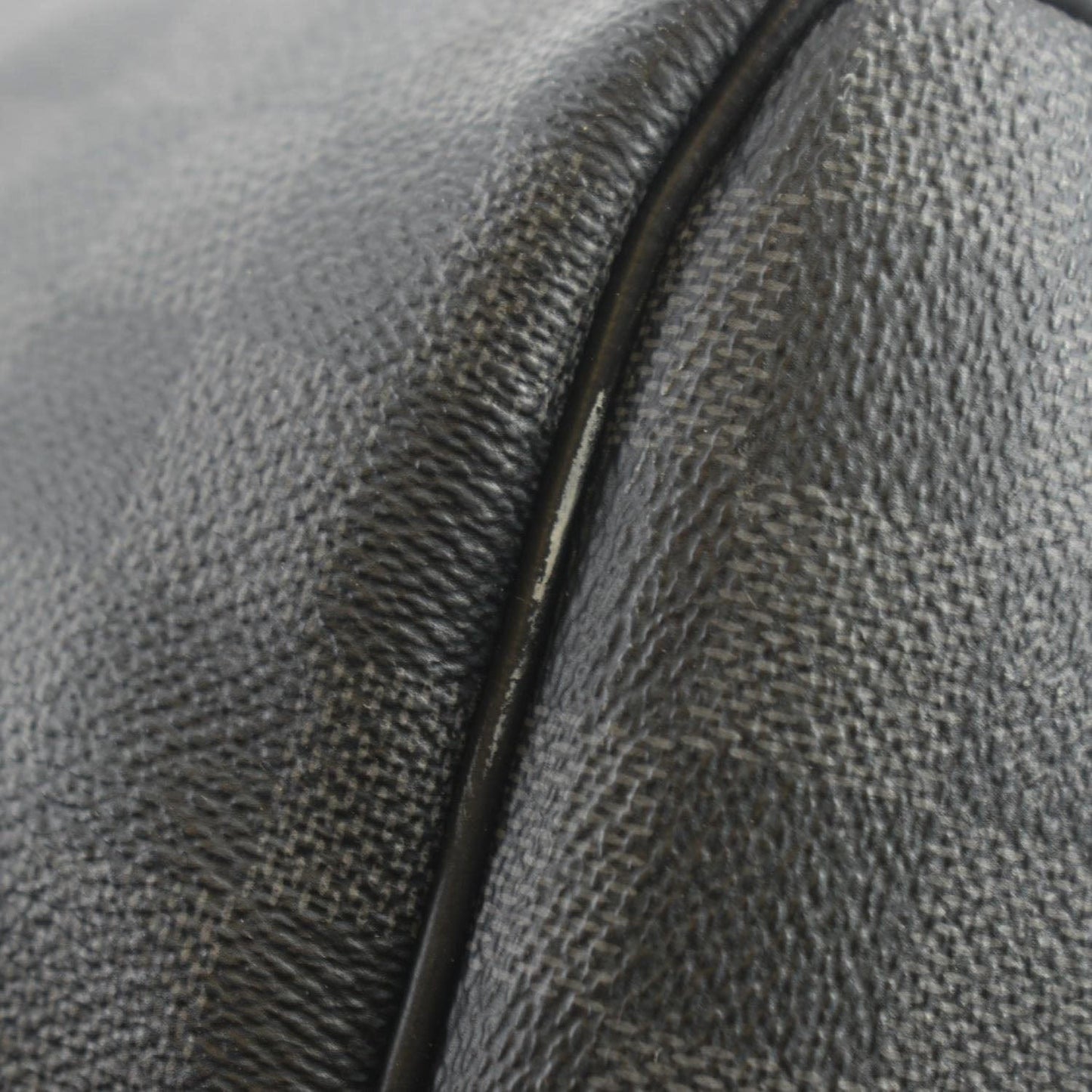 LOUIS VUITTON Keepall 55 Bandouliere Damier Graphite Travel Bag Black
