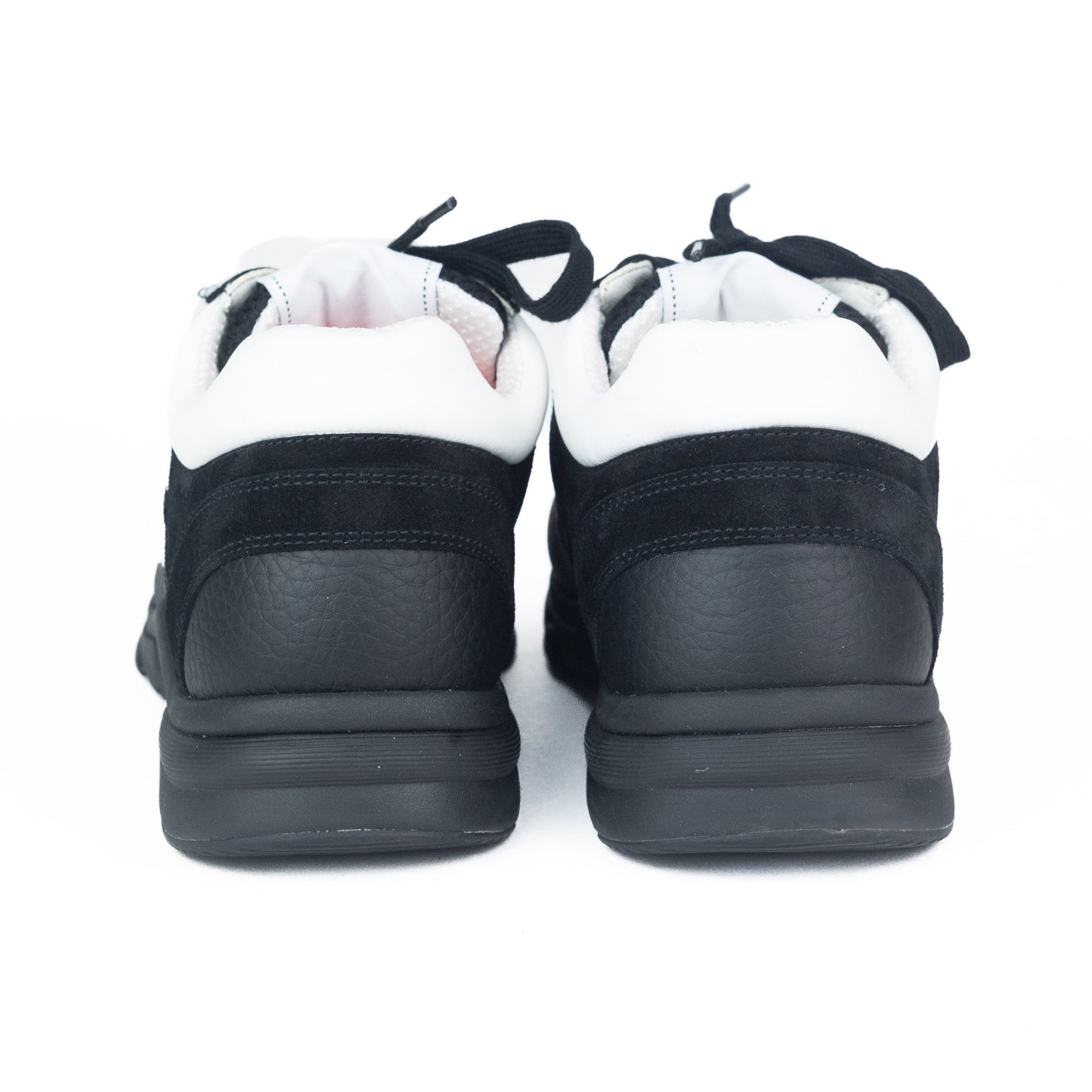 Chanel Black and White CC Logo Trainers in Suede and Calfskin