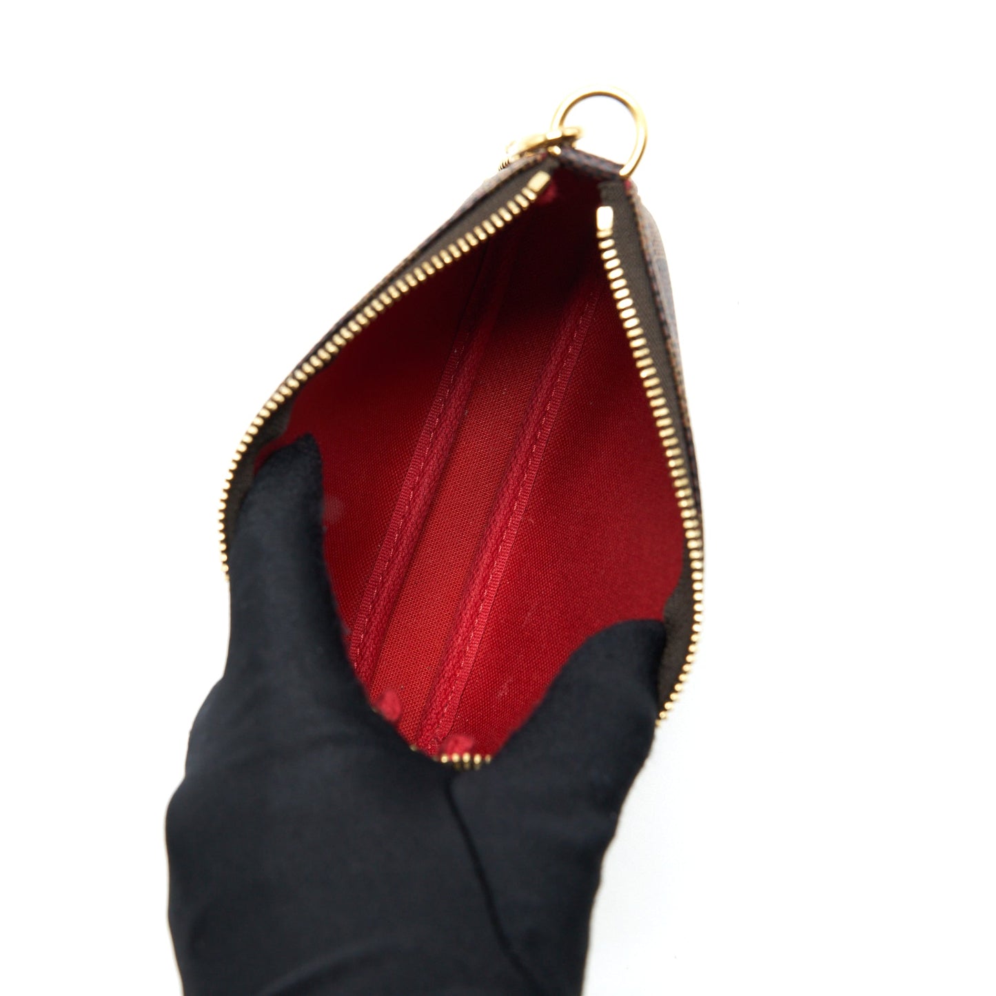 Louis Vuitton Mini Pochette Accessories Damier Ebene Canvas