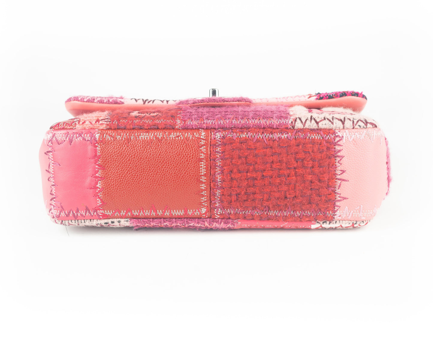 Chanel Tweed Patchwork Jumbo Flap Bag