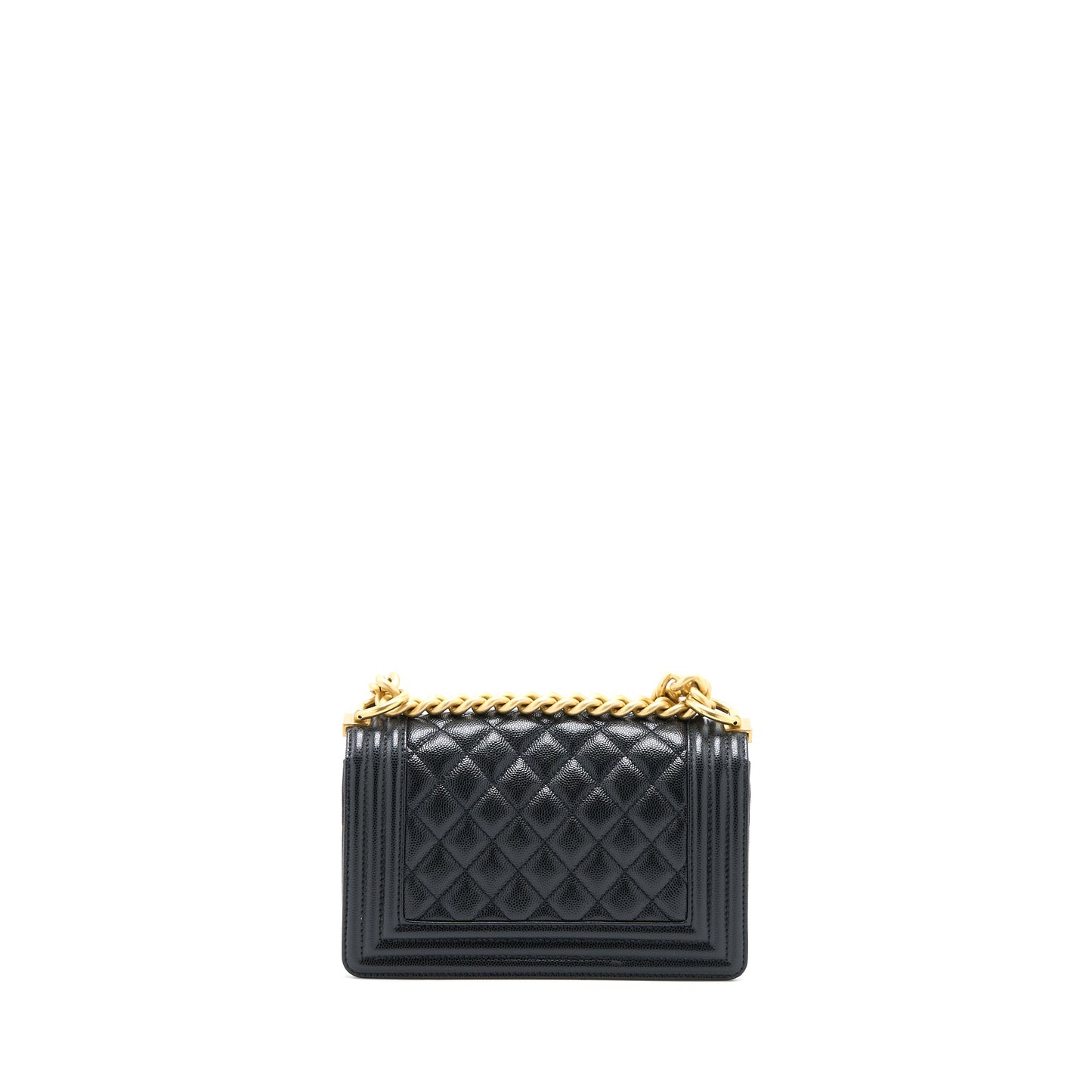 Chanel Small Boy Bag Caviar Black GHW