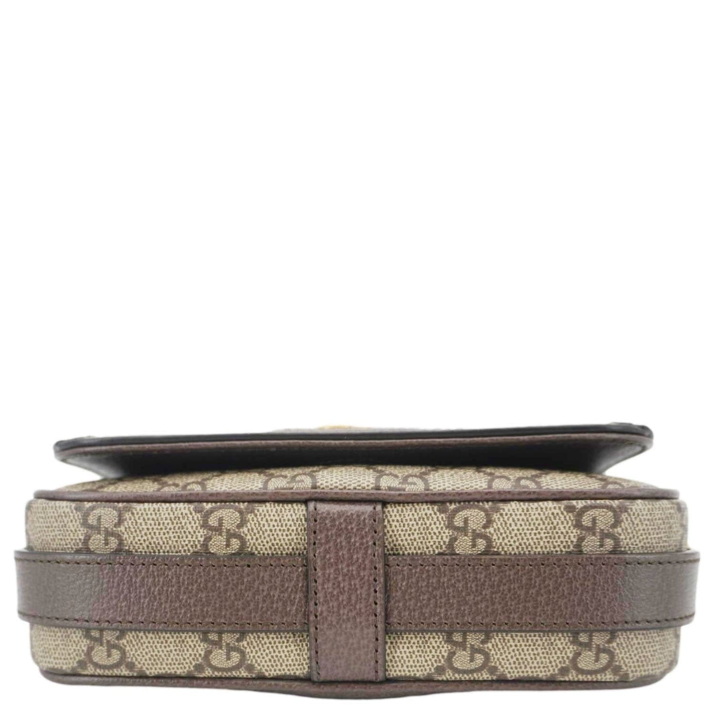 GUCCI Ophidia Super Mini GG Supreme Canvas Shoulder Bag Beige 795466