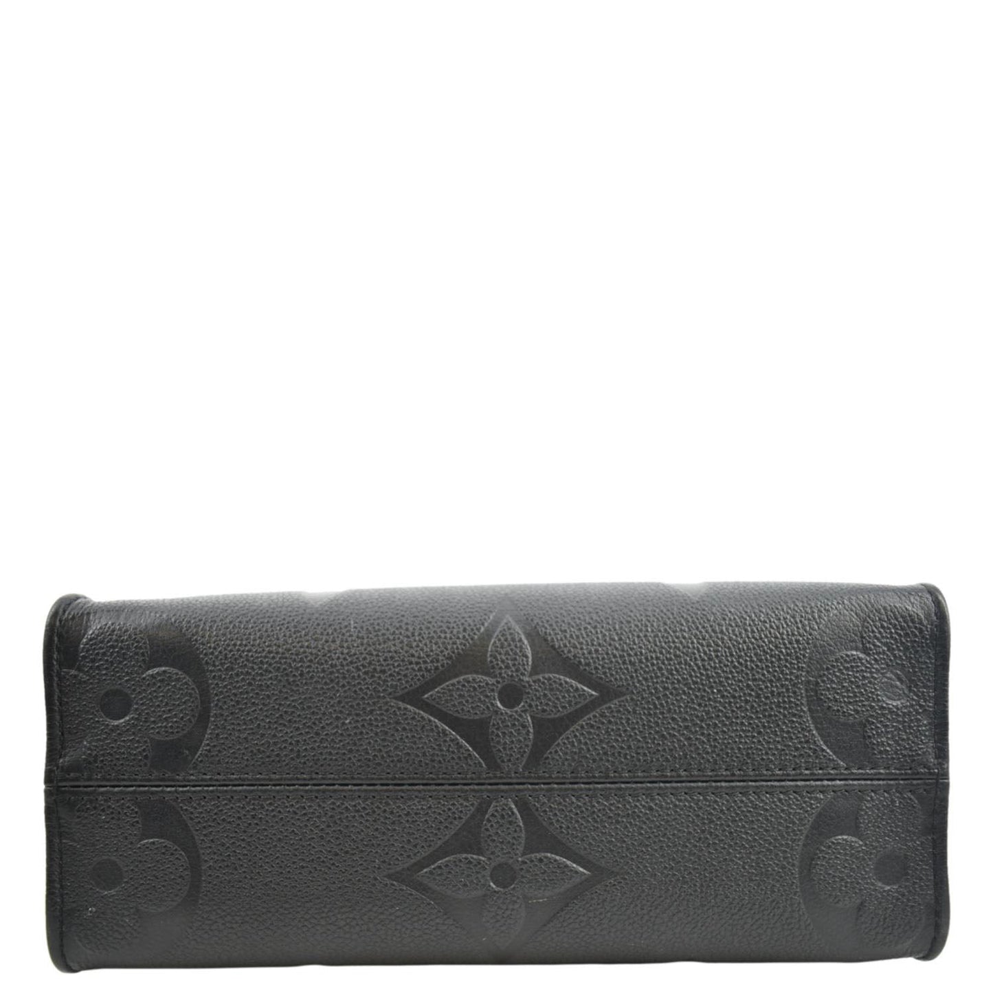 LOUIS VUITTON Onthego PM Monogram Empreinte Tote Shoulder Bag Black