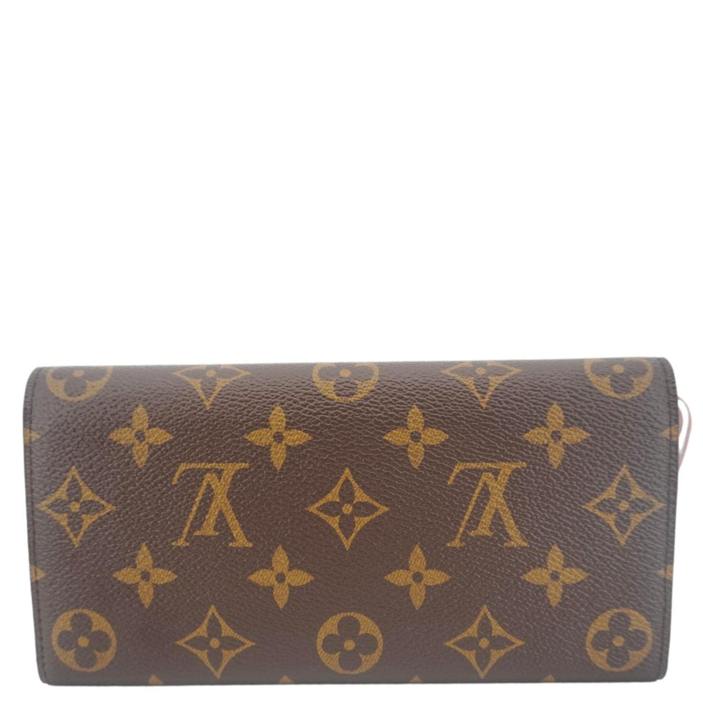 LOUIS VUITTON Emilie Monogram Canvas Wallet Rose Ballerine