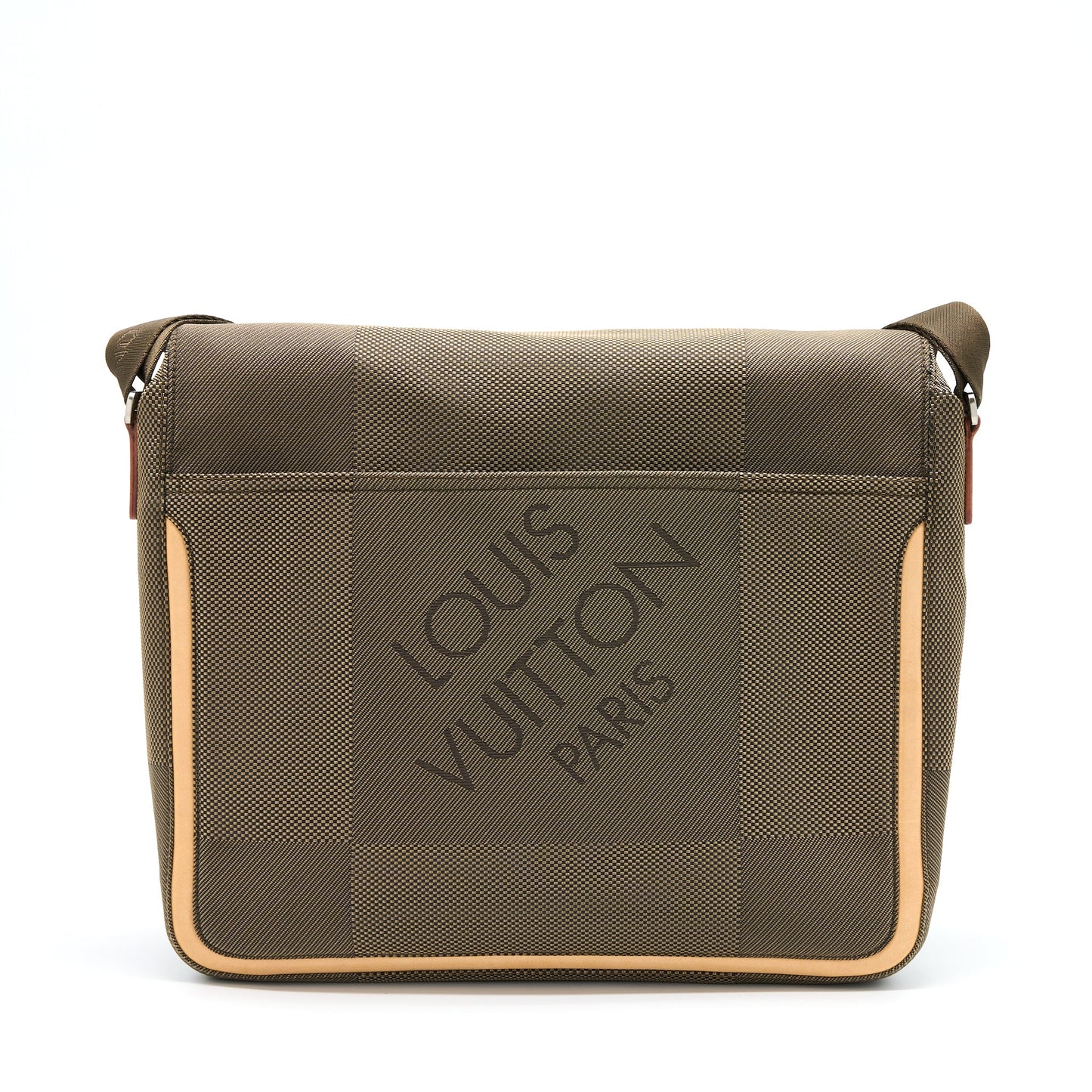 Louis Vuitton Messenger Purse Fabric/Beige Leather Multicolour