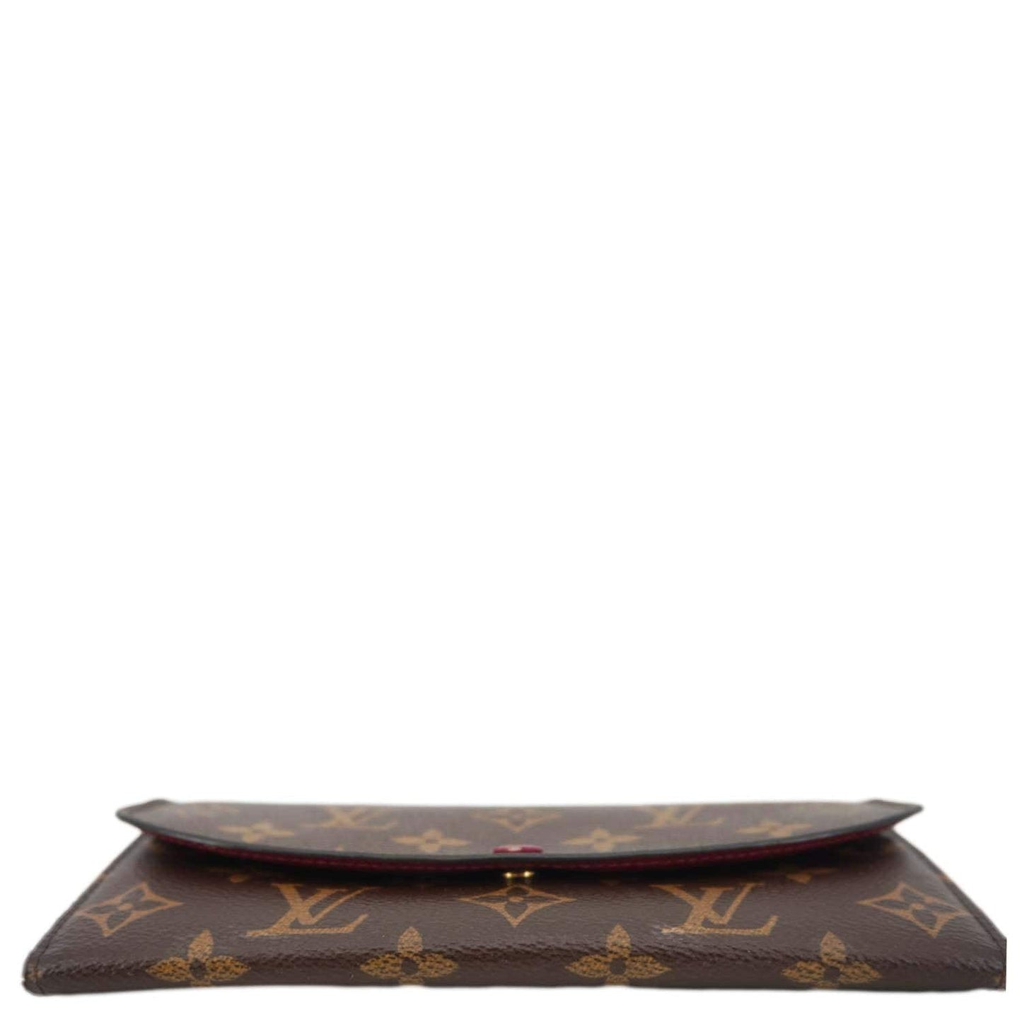 LOUIS VUITTON Emilie Monogram Canvas Wallet Fuchsia