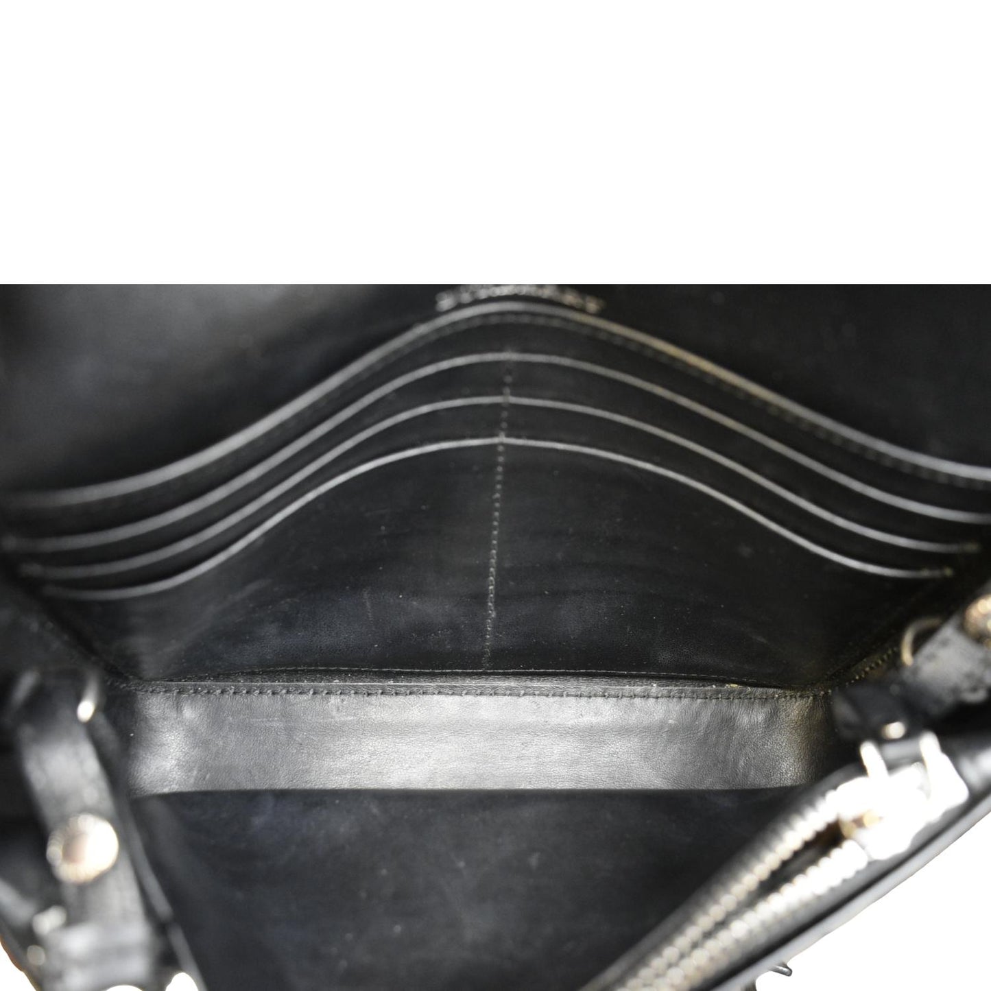 BURBERRY Hampshire Perforated Leather Crossbody Bag Black