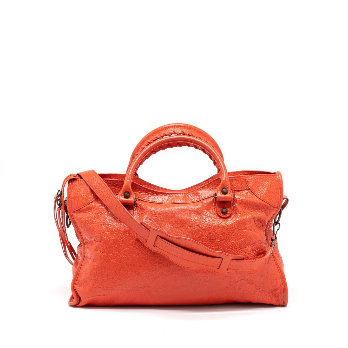Balenciaga Classic City Purse Nappa Tomato/Red Black Hardware
