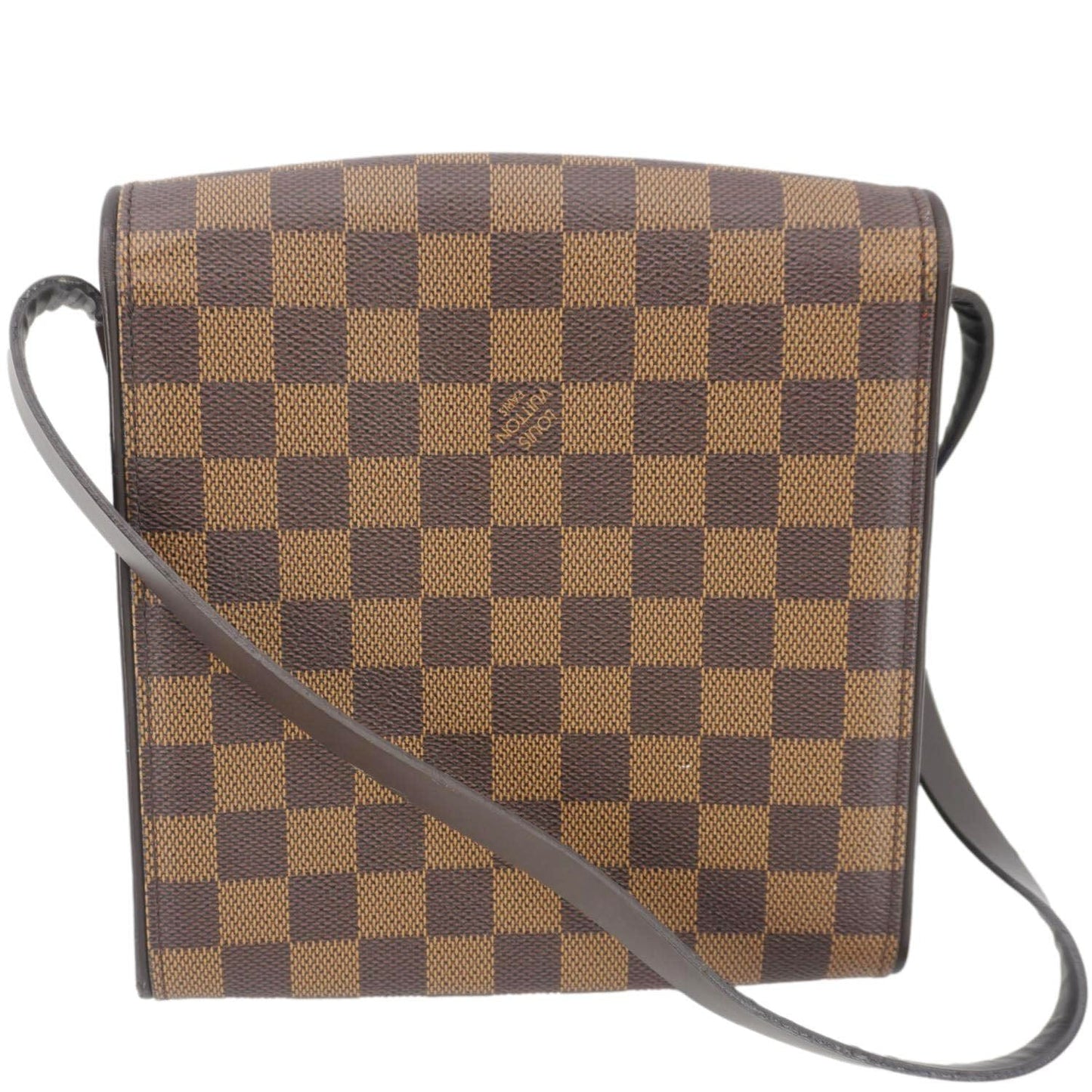 LOUIS VUITTON Tribeca Mini Damier Ebene Shoulder Bag Brown