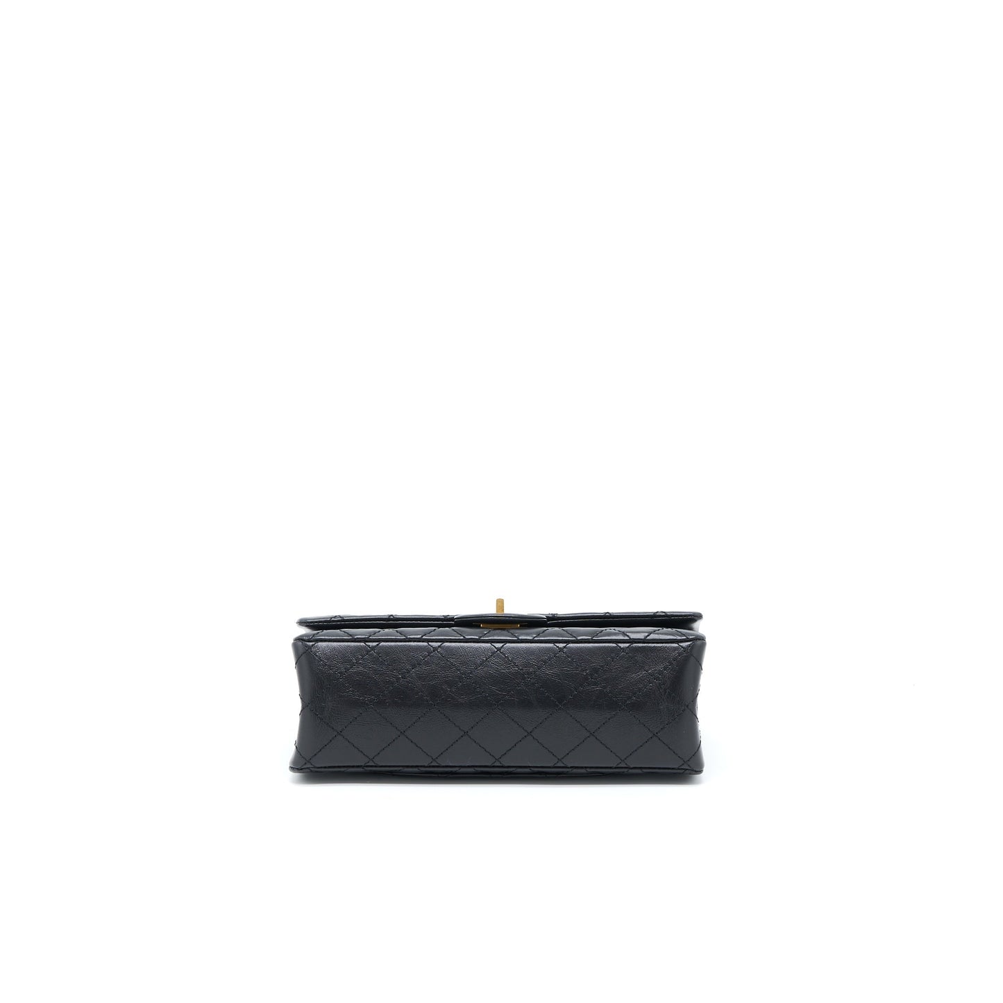 Chanel Small 2.55 Reissue Flap Bag Aged Calfskin Black Brushed GHW (Microchip)