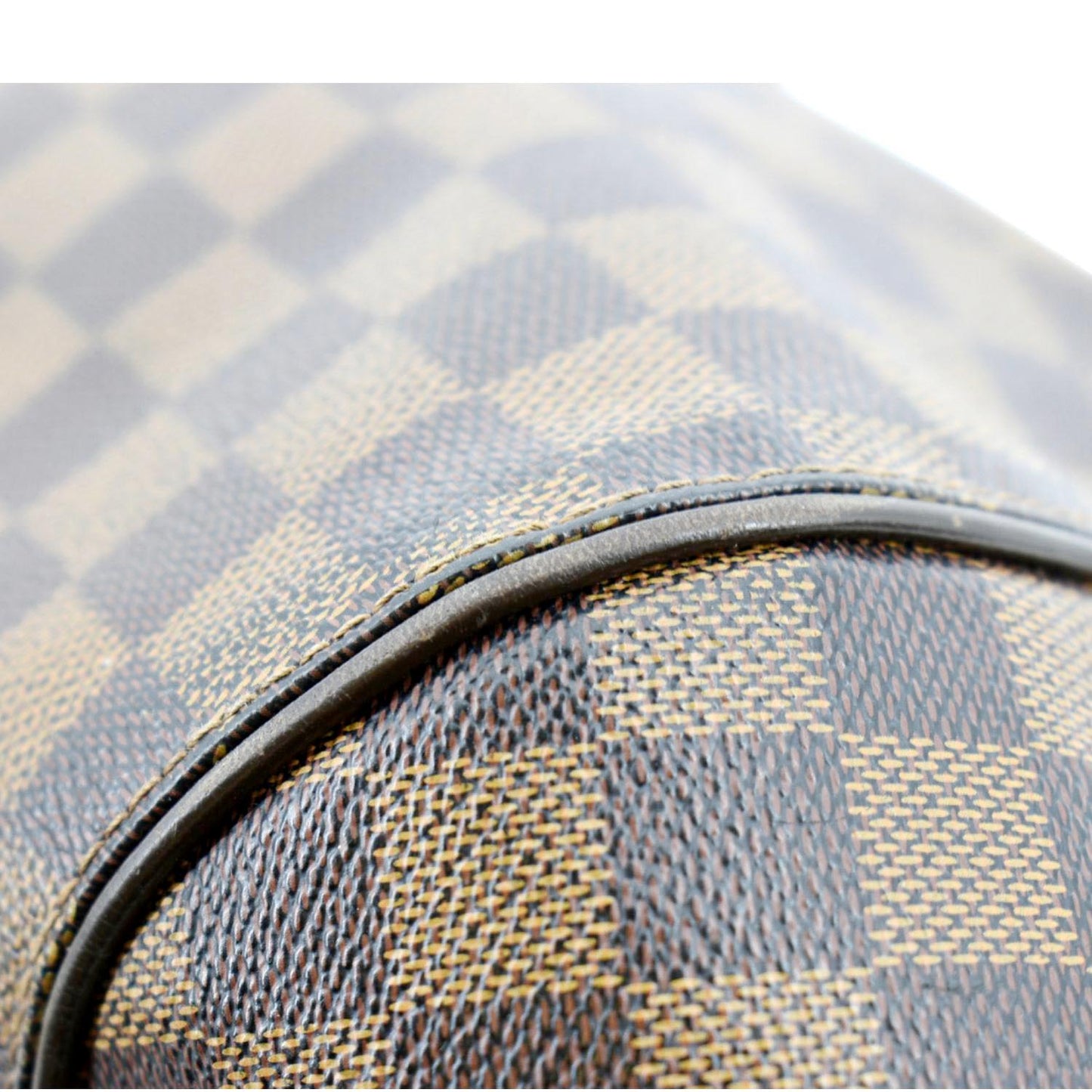 LOUIS VUITTON Sistina GM Damier Ebene Shoulder Bag Brown