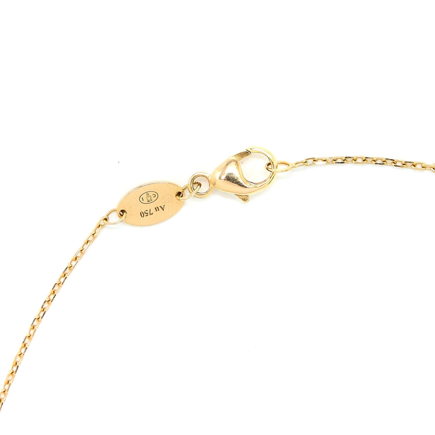 Chaumet Jeux De Liens Pendant Onyx/Rose Gold ne Diamond