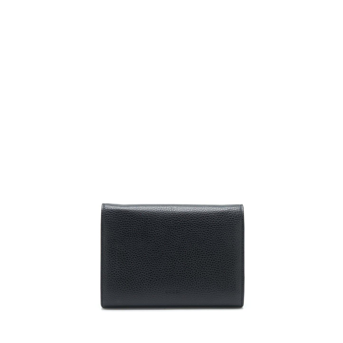 Gucci Mini Dionysus Wallet On Chain Grained Calfskin Black
