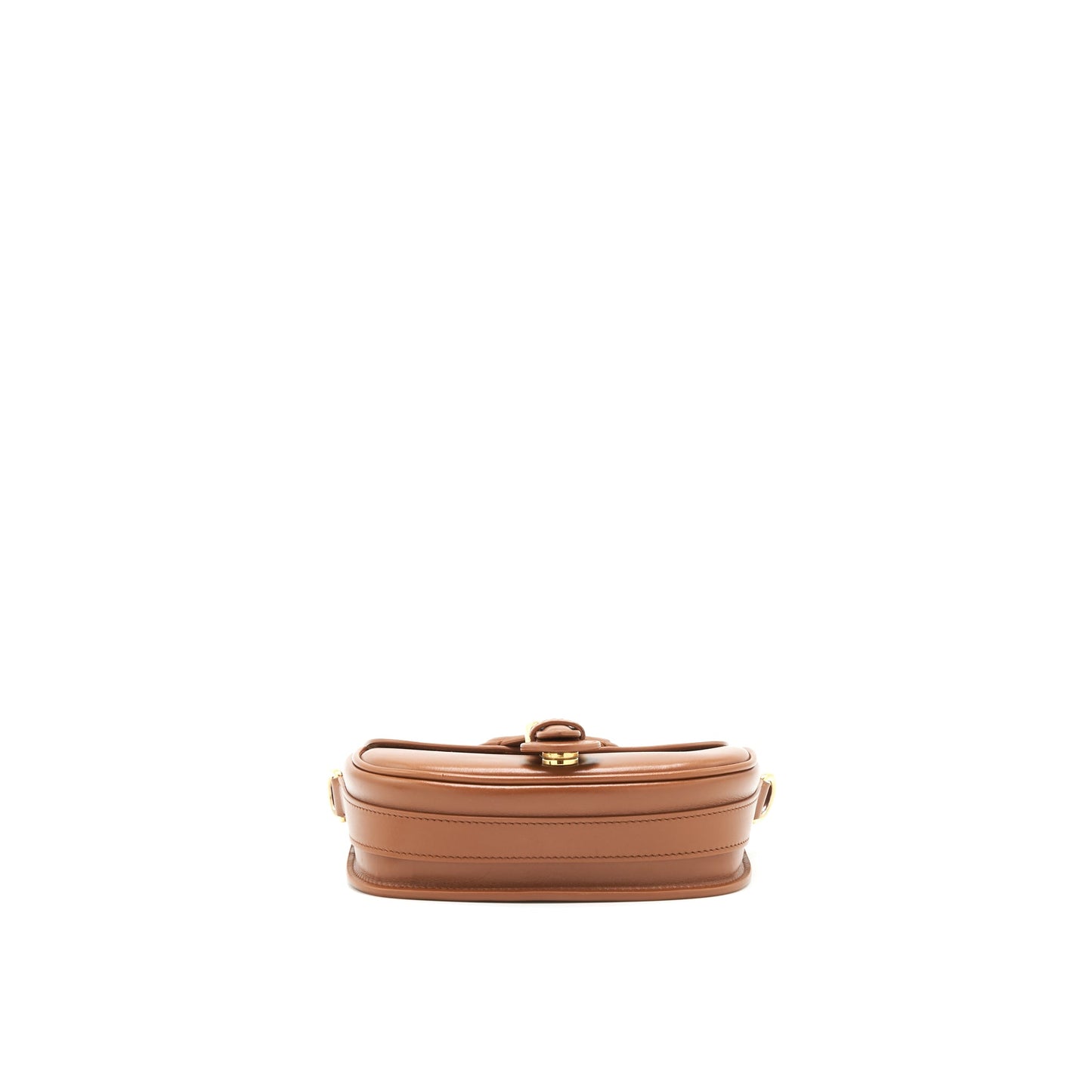 Christian Dior SMALL BOBBY Purse Calfskin Brown
