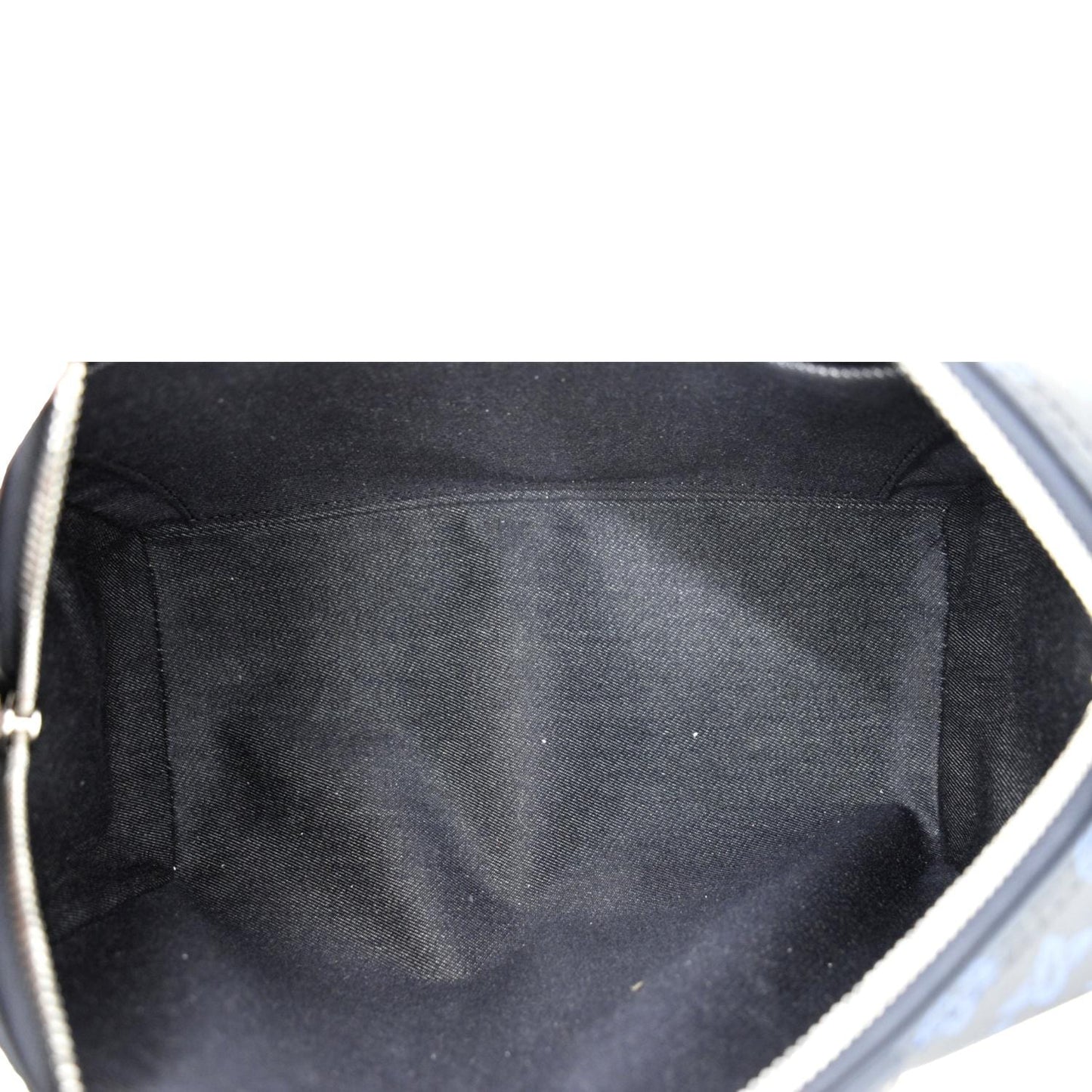LOUIS VUITTON City Keepall Monogram Leather Travel Bag Blue