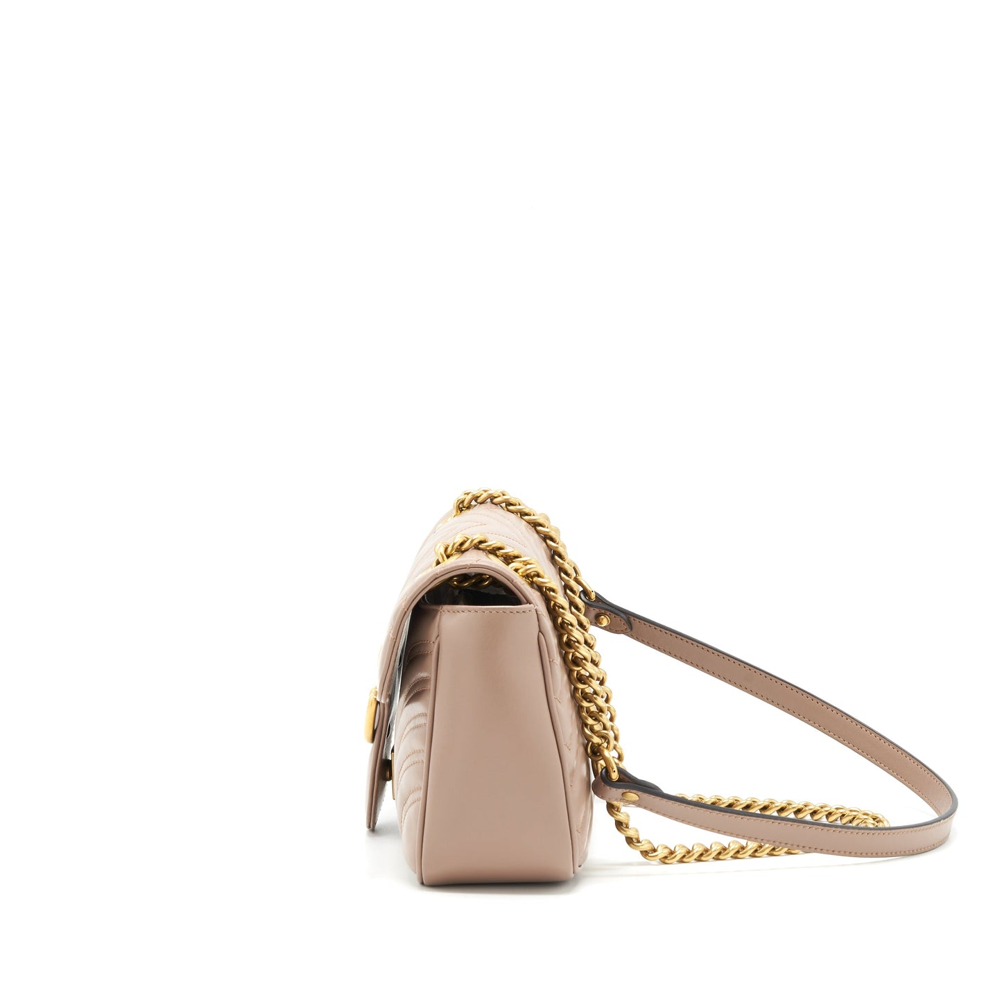 Gucci Marmont Small Dusty Pink matelassÃ© Mini Purse