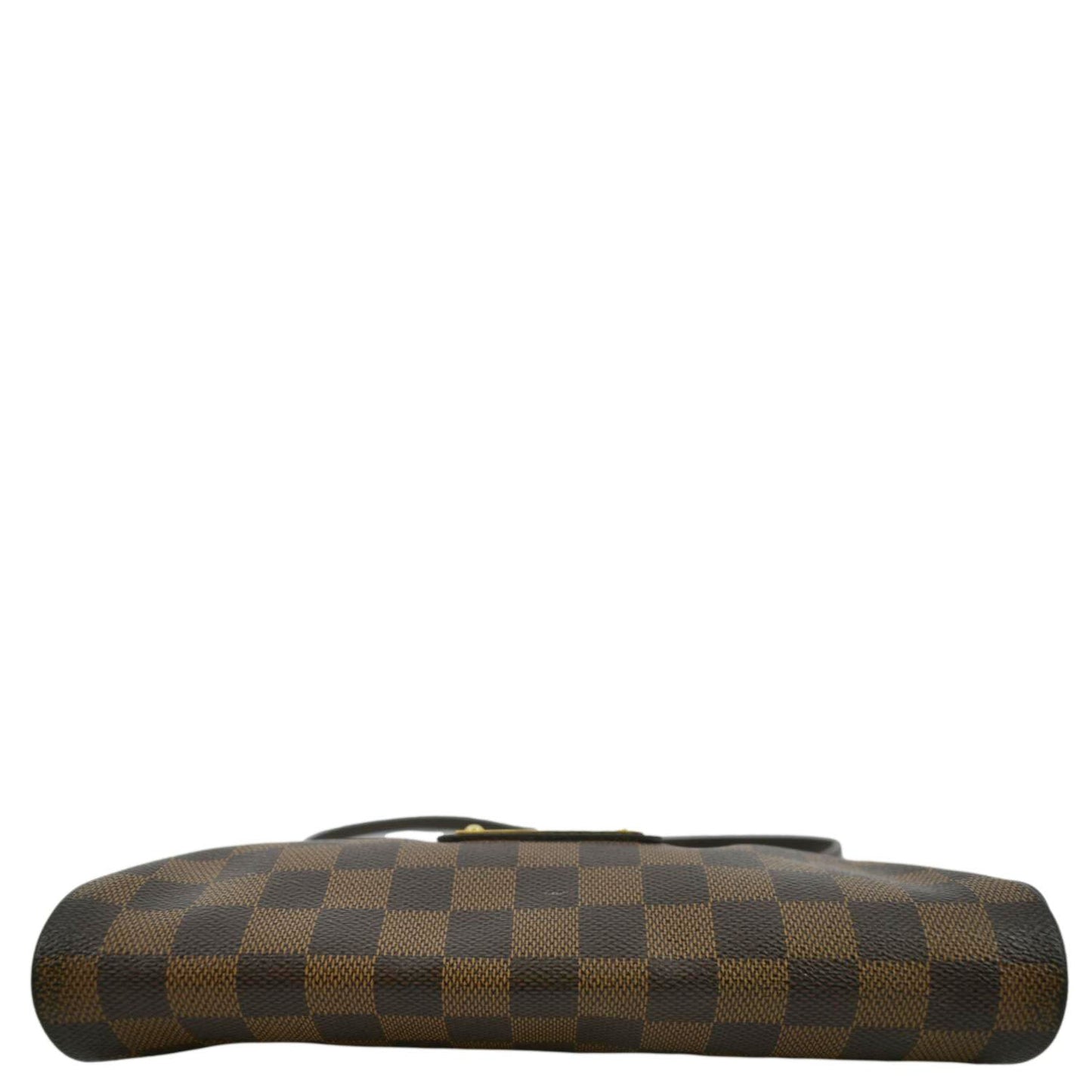 LOUIS VUITTON Eva Pochette Damier Ebene Clutch Crossbody Bag Brown