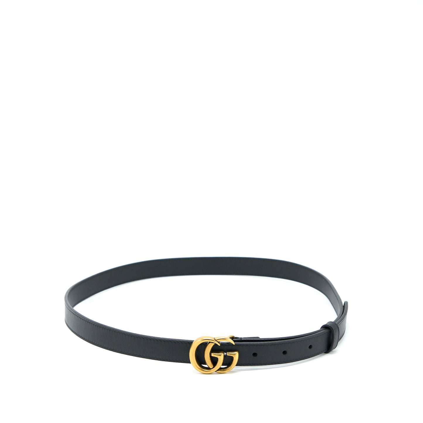 Gucci Size 85 2cm Leather Belt Double G Buckle
