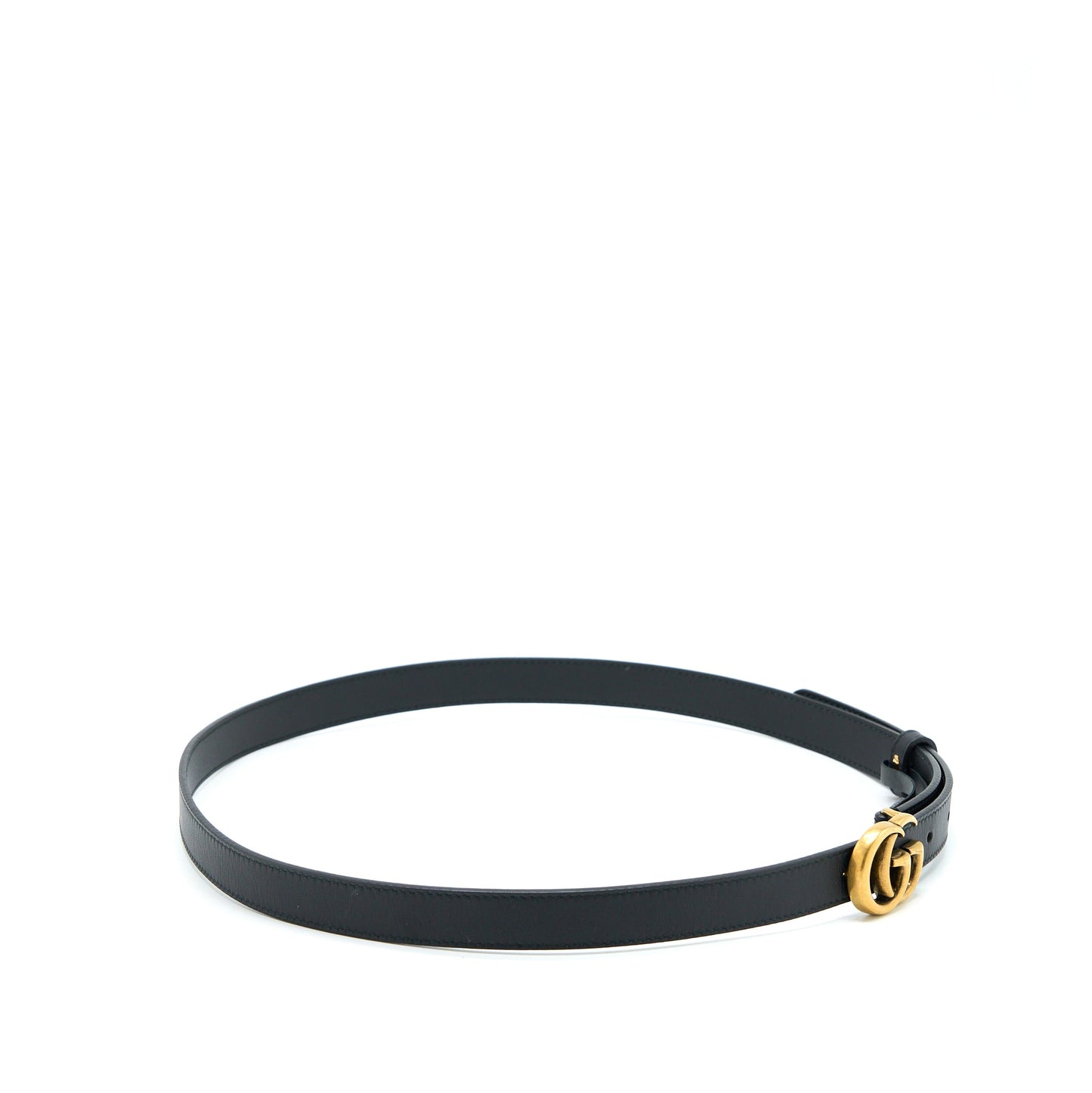 Gucci Size 85 2cm Leather Belt Double G Buckle