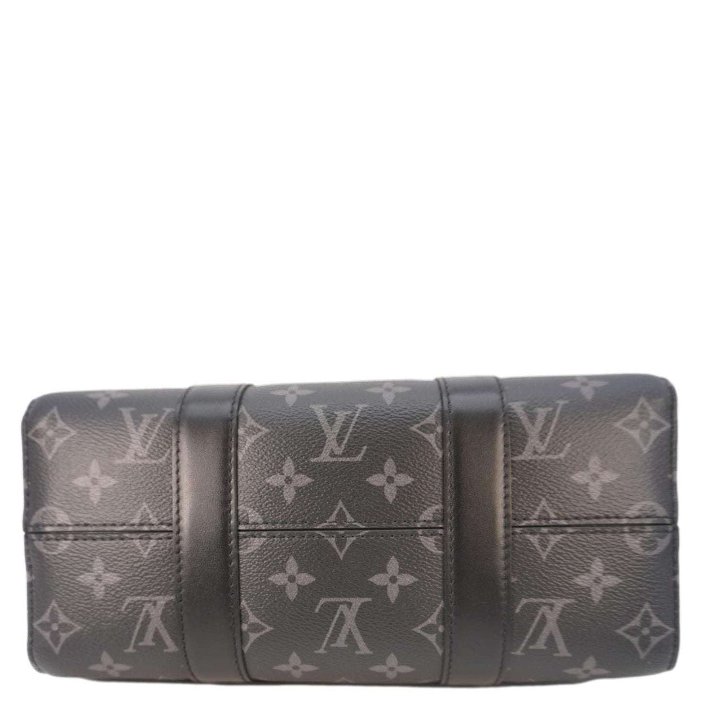 LOUIS VUITTON City Keepall Monogram Eclipse Travel Bag Black