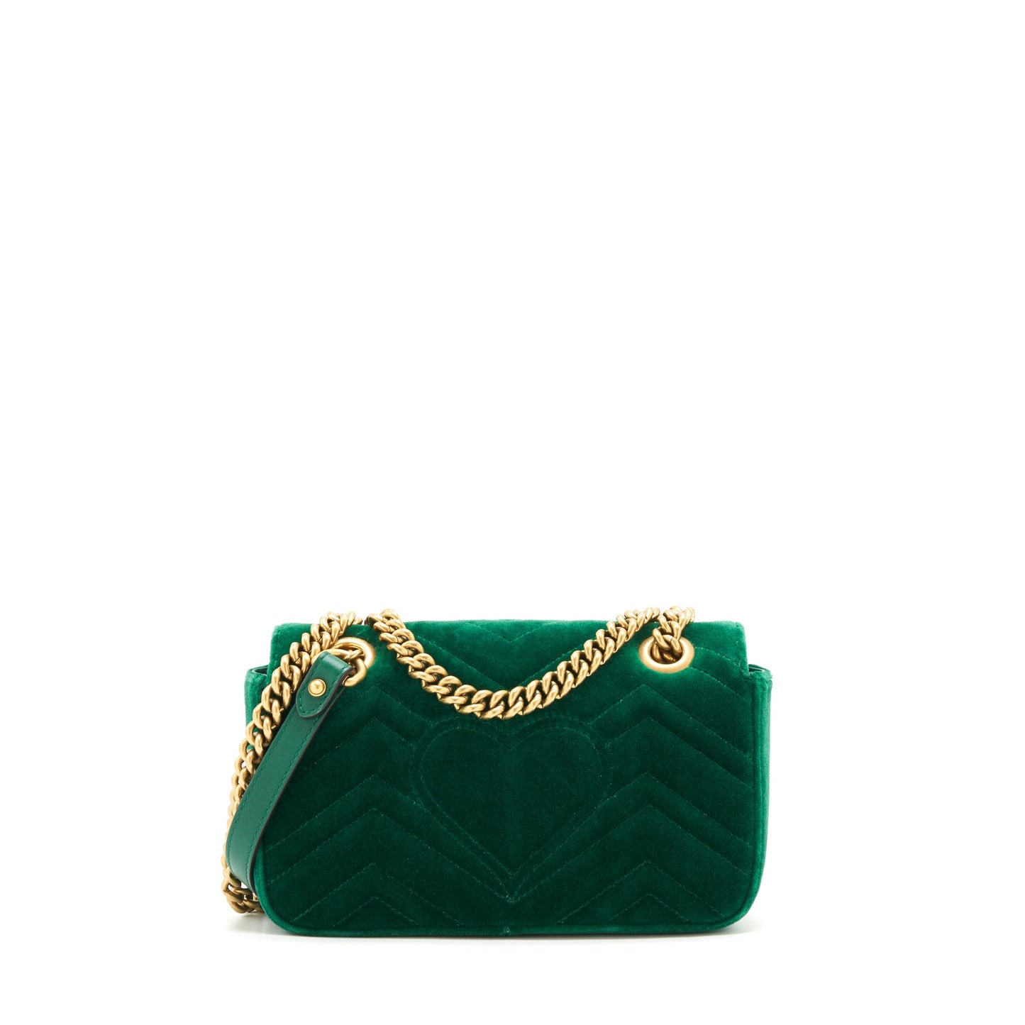 Gucci mini marmont Purse Velvet Green