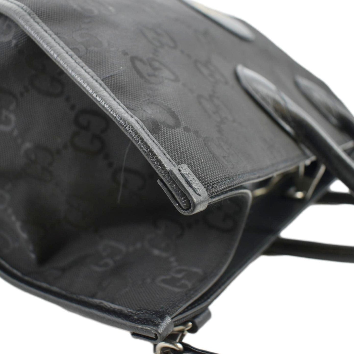 GUCCI Off The Grid GG Nylon Tote Bag Black 630353
