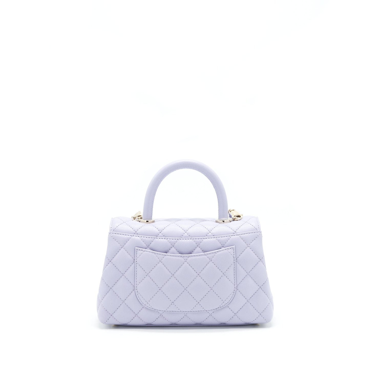 Chanel 21K Coco Handle Caviar lilac/ light Purple LGHW