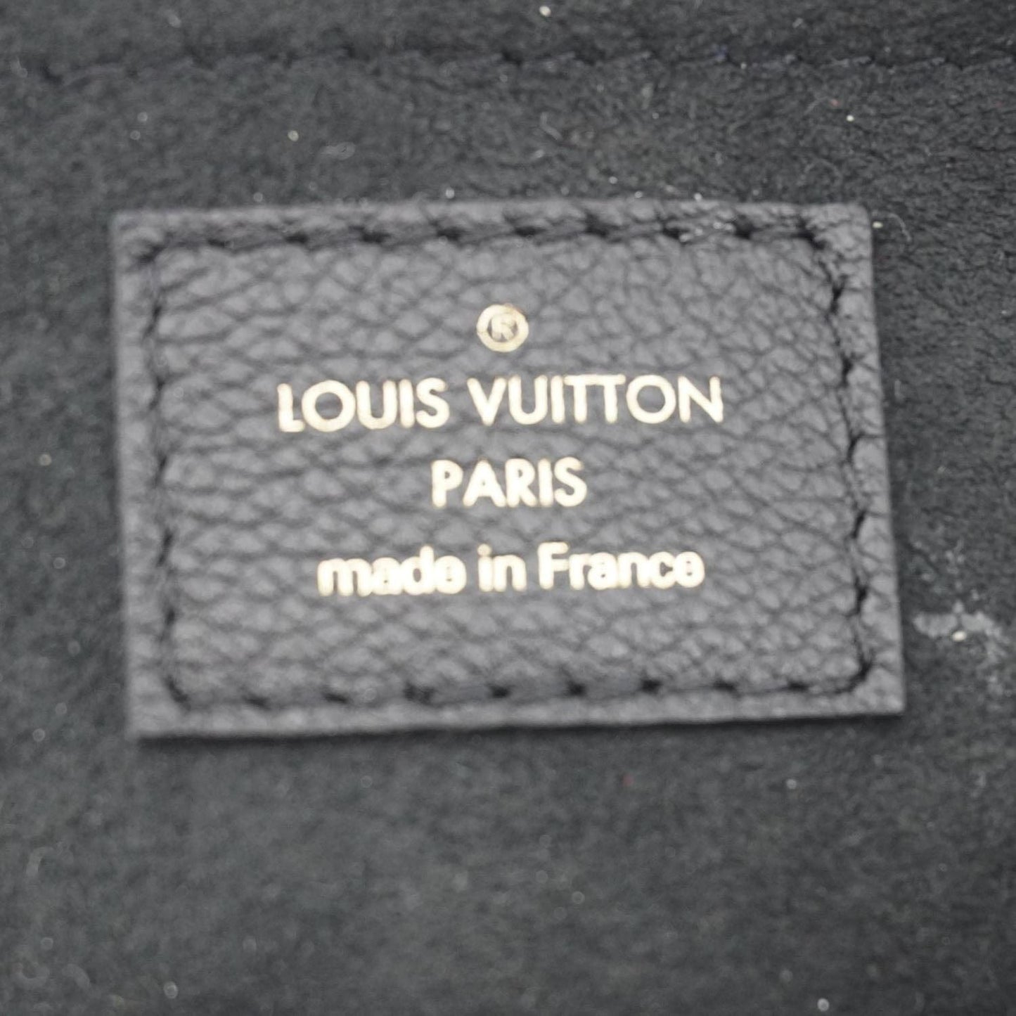 LOUIS VUITTON Lockme Tender Calfskin Leather Shoulder Bag Black