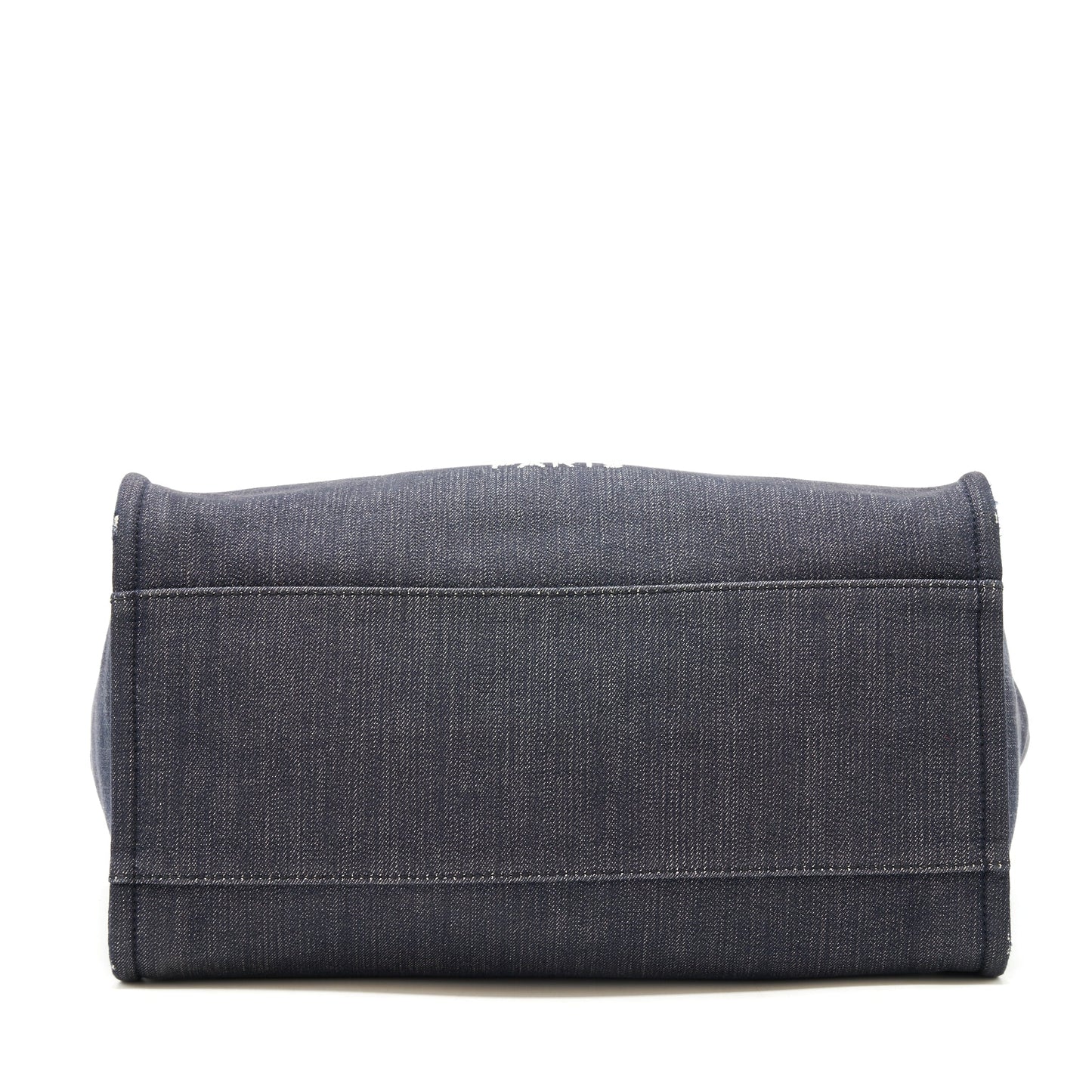 Chanel Large deauville Tote bag Denim Navy SHW