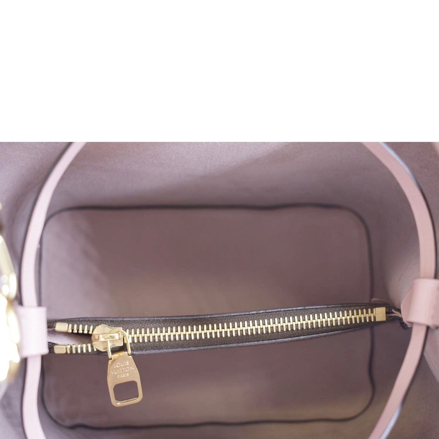 LOUIS VUITTON Neonoe Monogram Canvas Hobo Bag Rose Ballerine