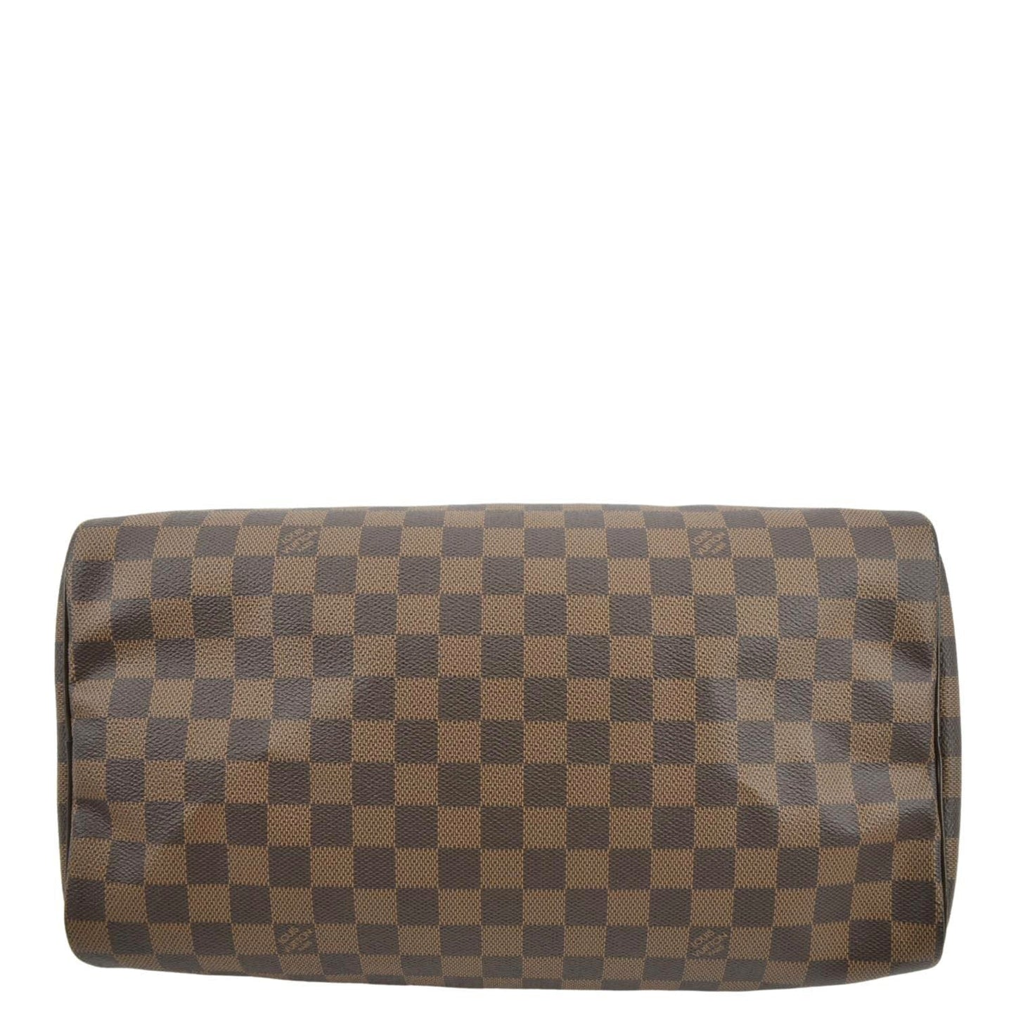 LOUIS VUITTON Speedy 35 Damier Ebene Satchel Bag Brown